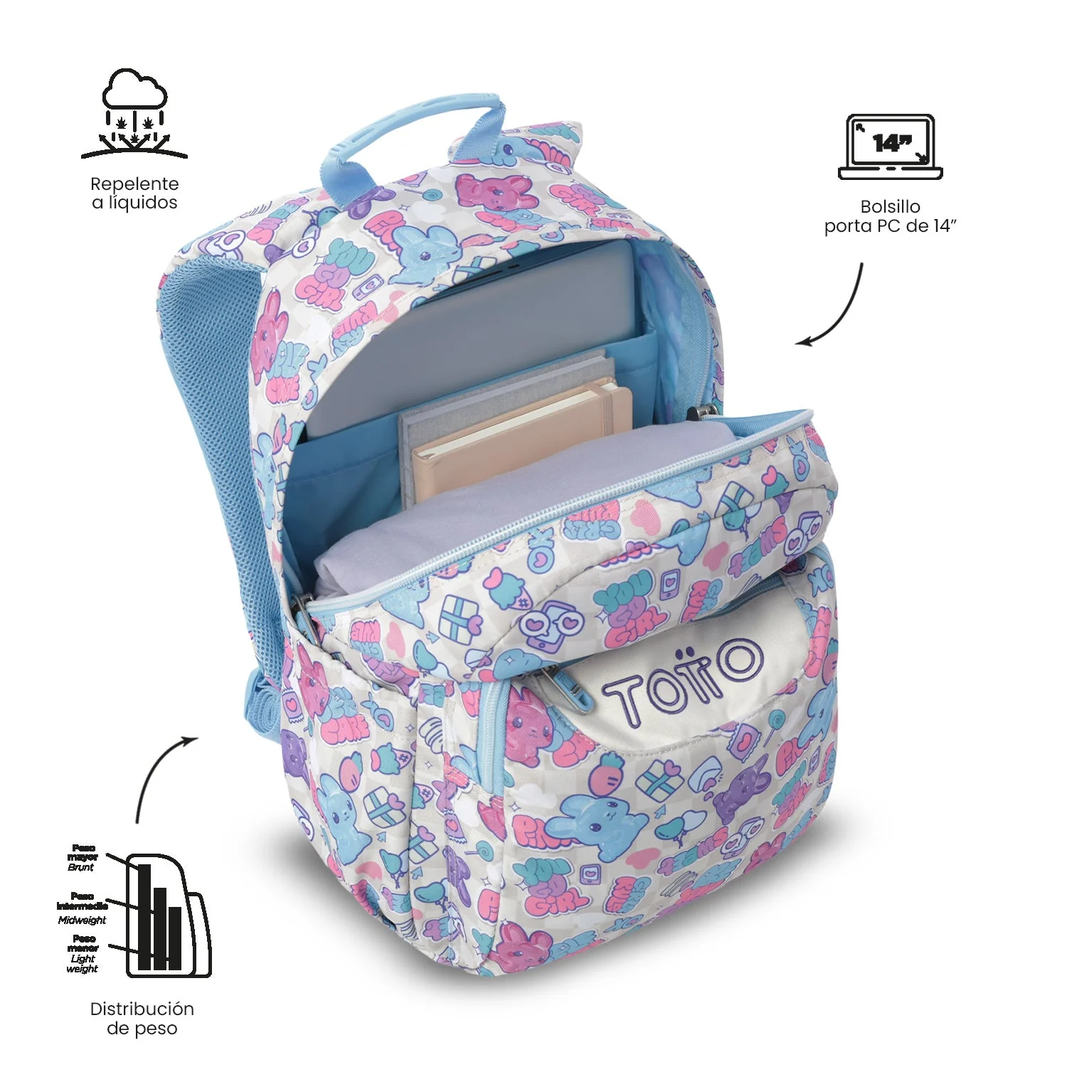 Mochila Acuareles - Adaptable a carro - Image 103