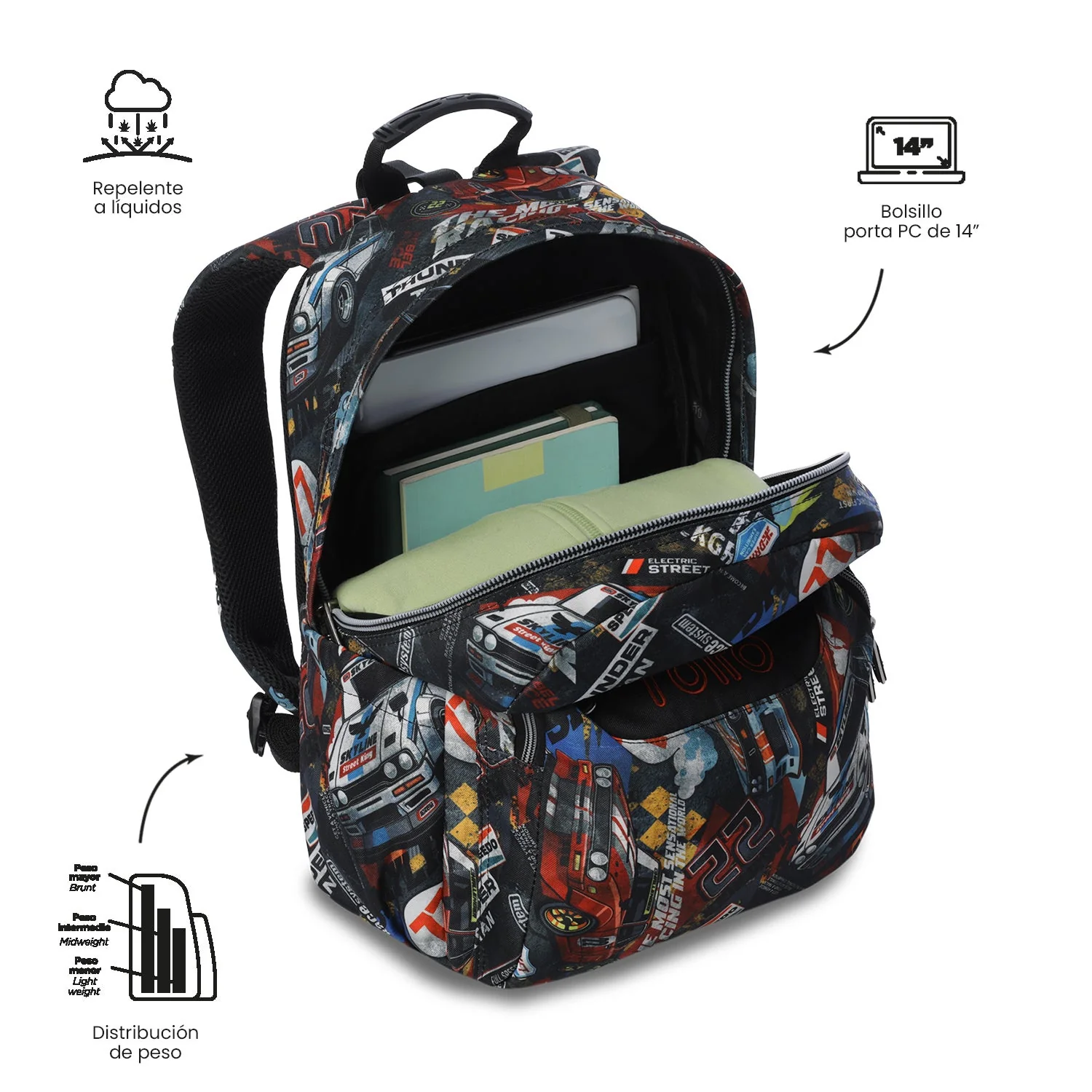 Mochila Acuareles - Adaptable a carro - Image 108