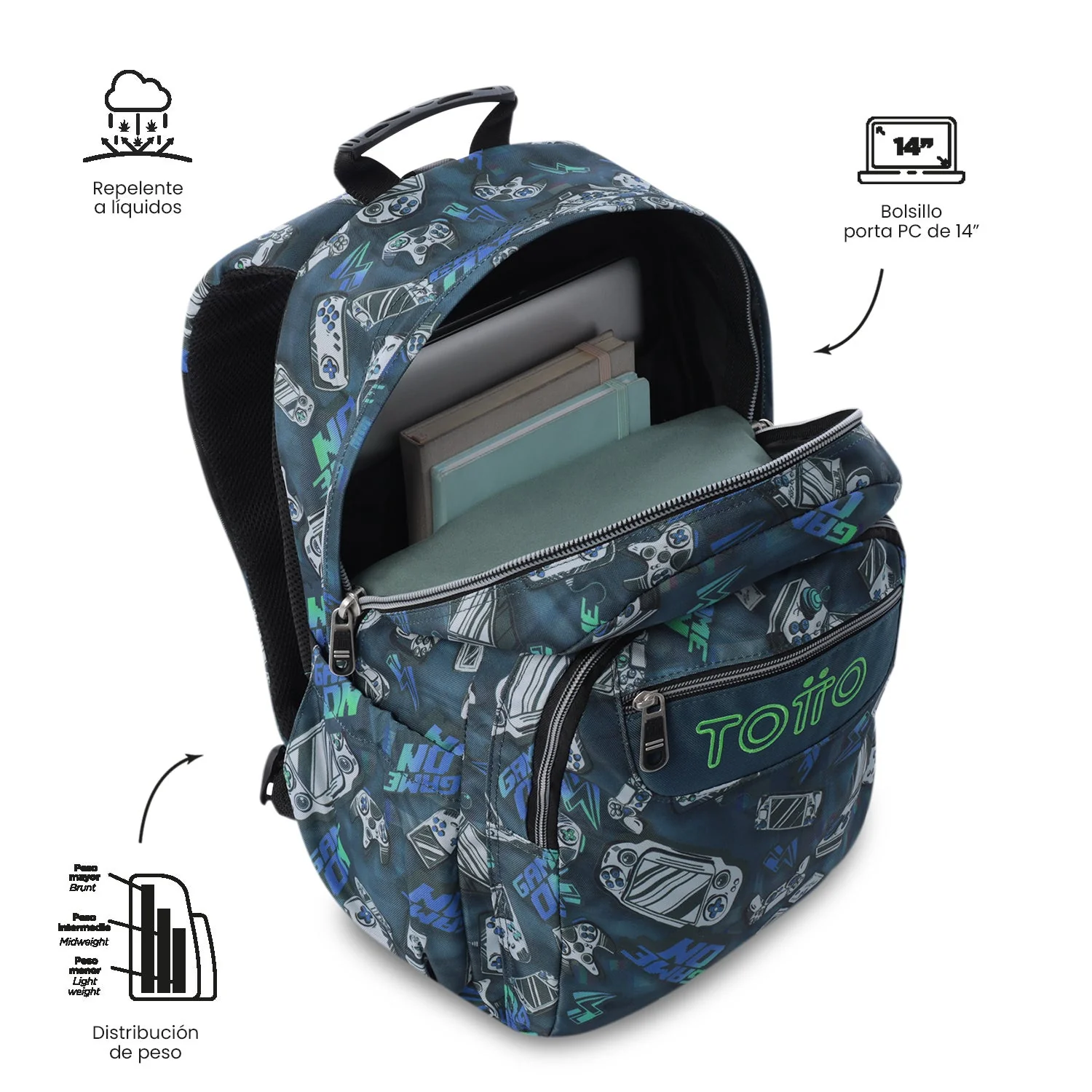 Mochila Acuareles - Adaptable a carro - Image 111