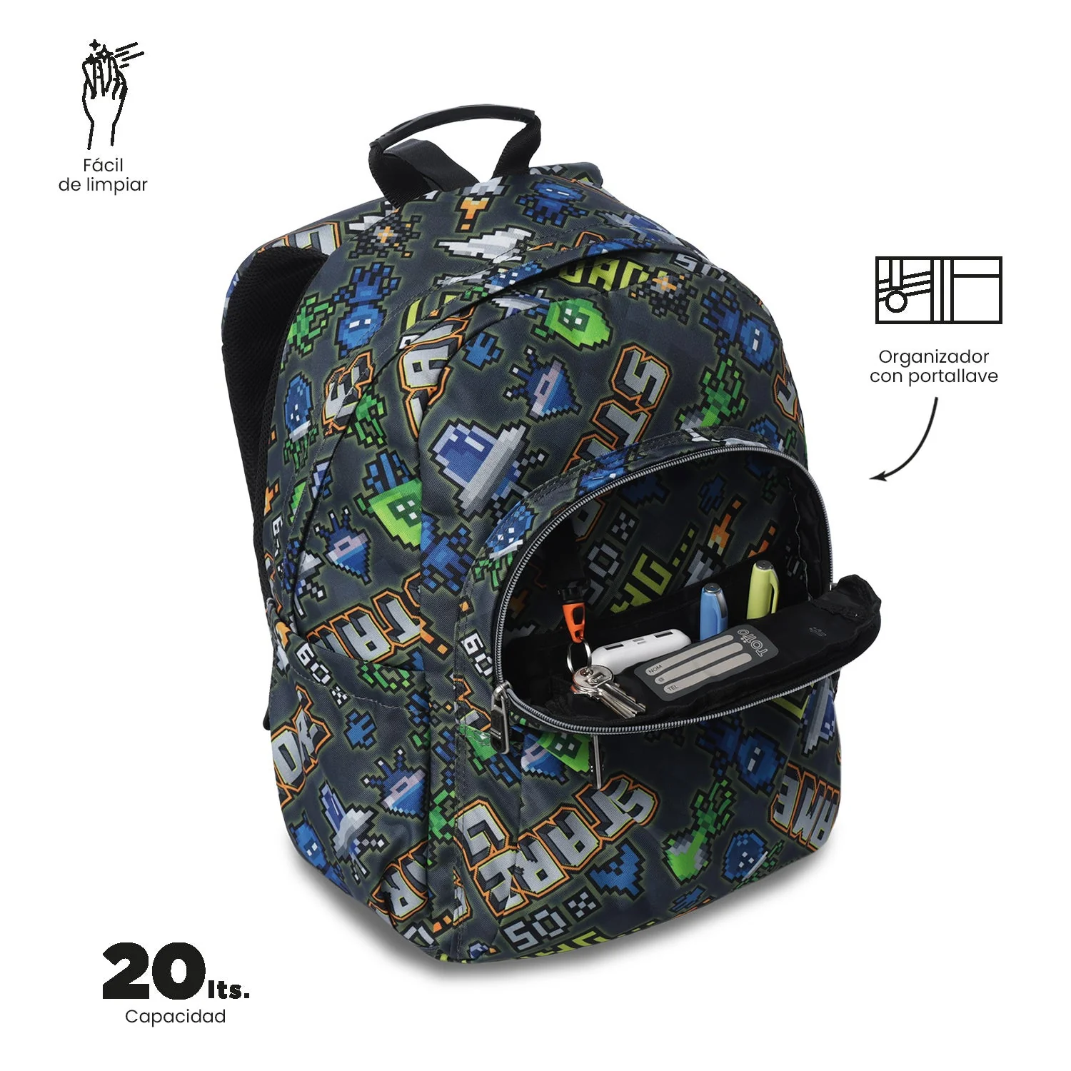 Mochila Acuareles - Adaptable a carro - Image 124