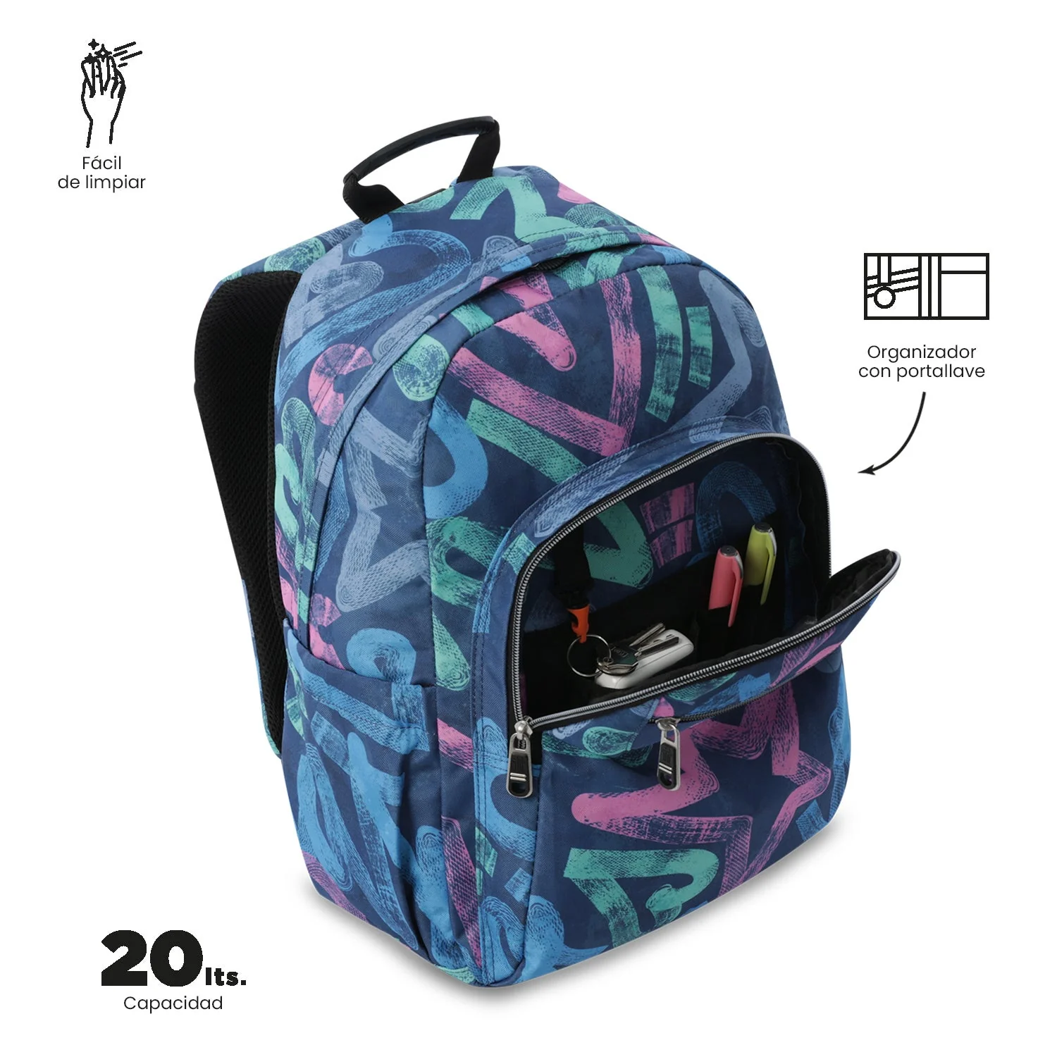 Mochila Acuareles - Adaptable a carro - Image 127