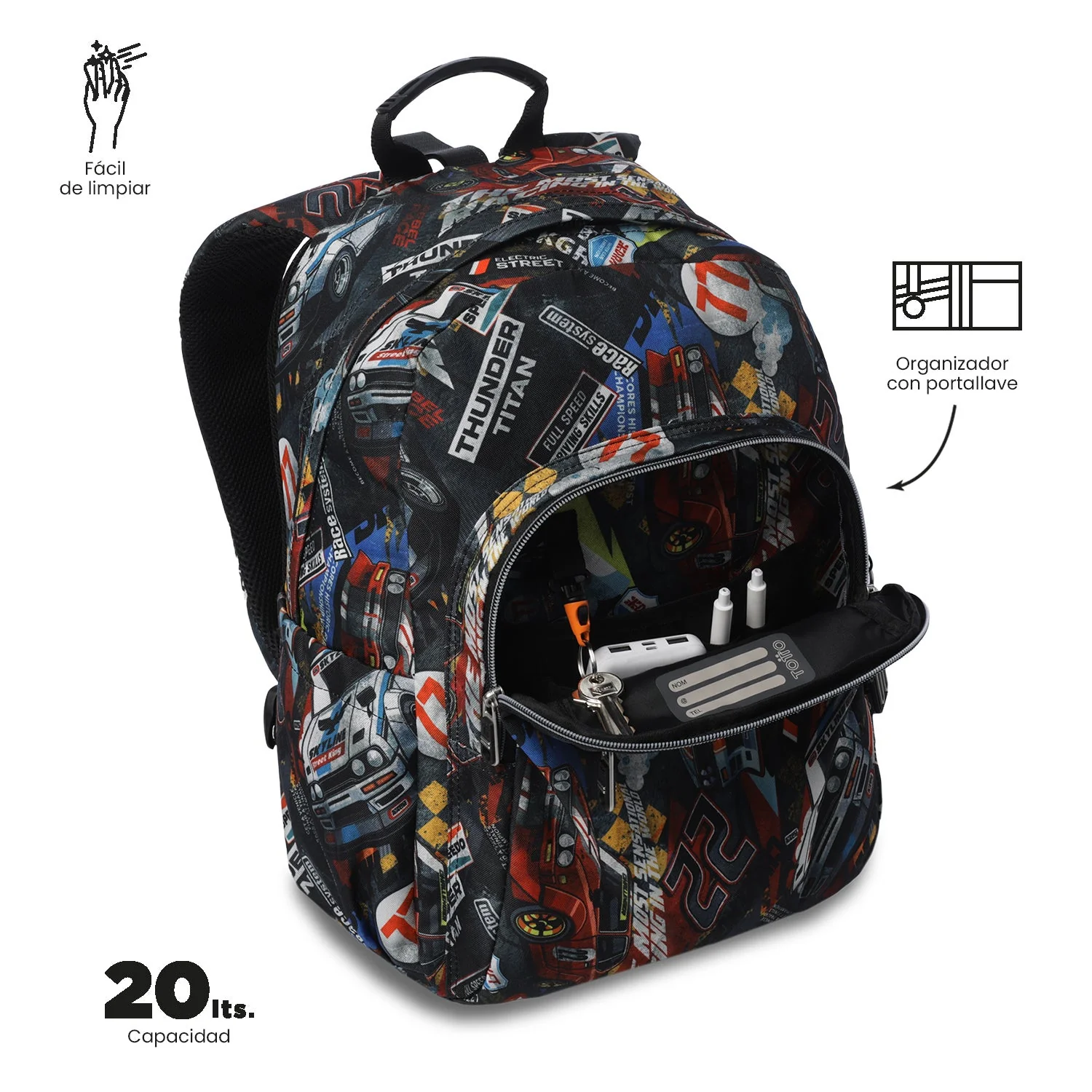 Mochila Acuareles - Adaptable a carro - Image 128