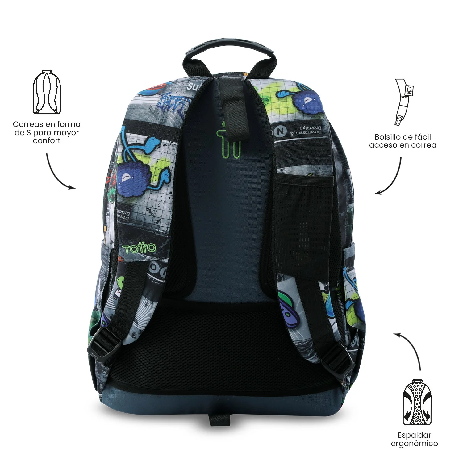 Mochila Acuareles - Adaptable a carro - Image 70