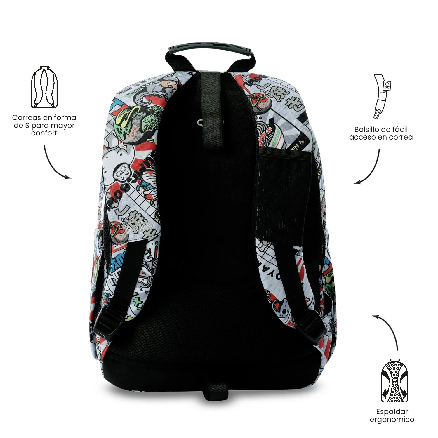 Mochila Acuareles - Adaptable a carro - Image 71