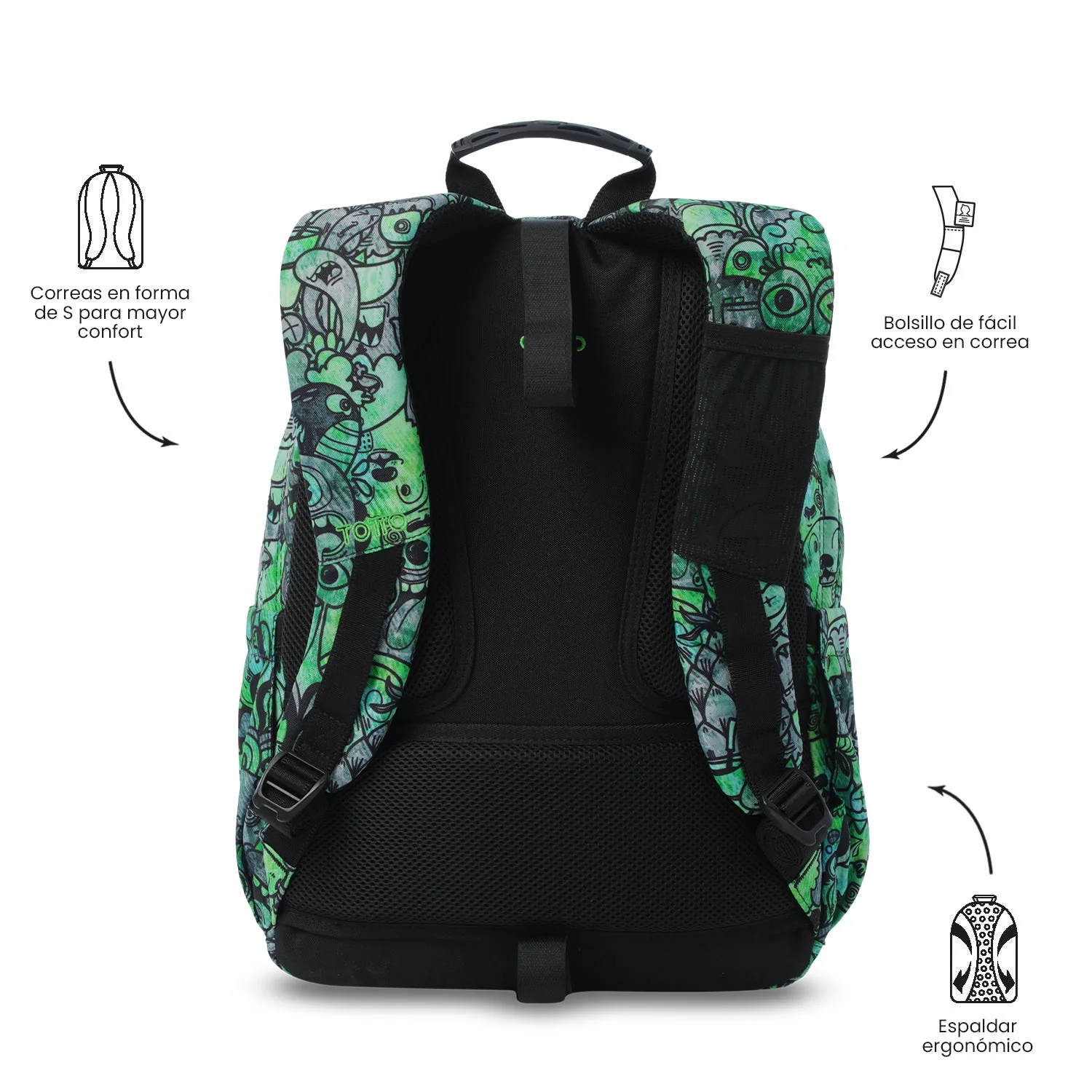 Mochila Acuareles - Adaptable a carro - Image 78