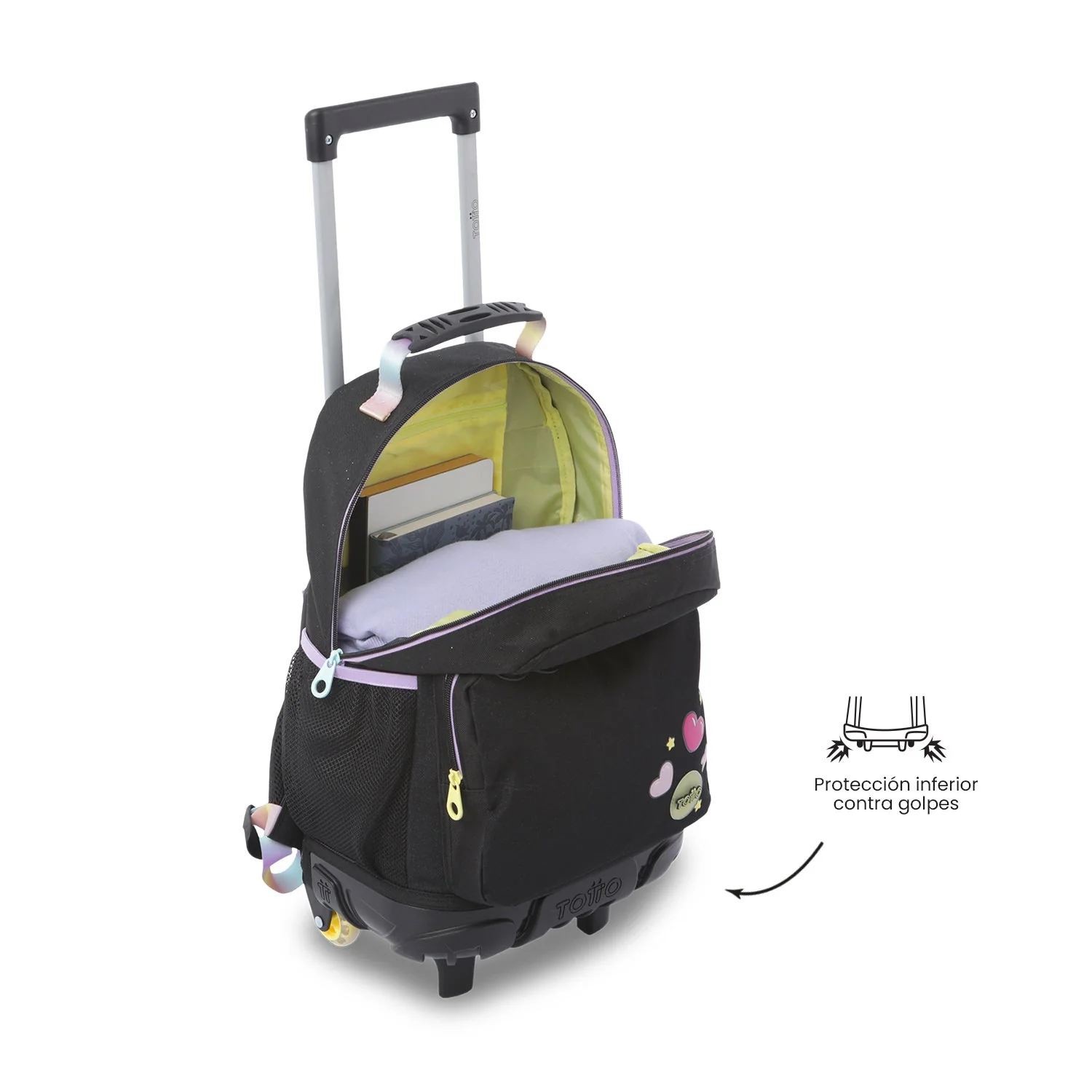 Mochila de ruedas Glowing Black - Image 5