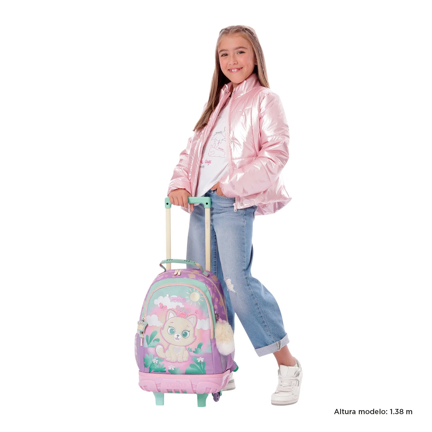 Mochila de ruedas Queen Cat - Image 3