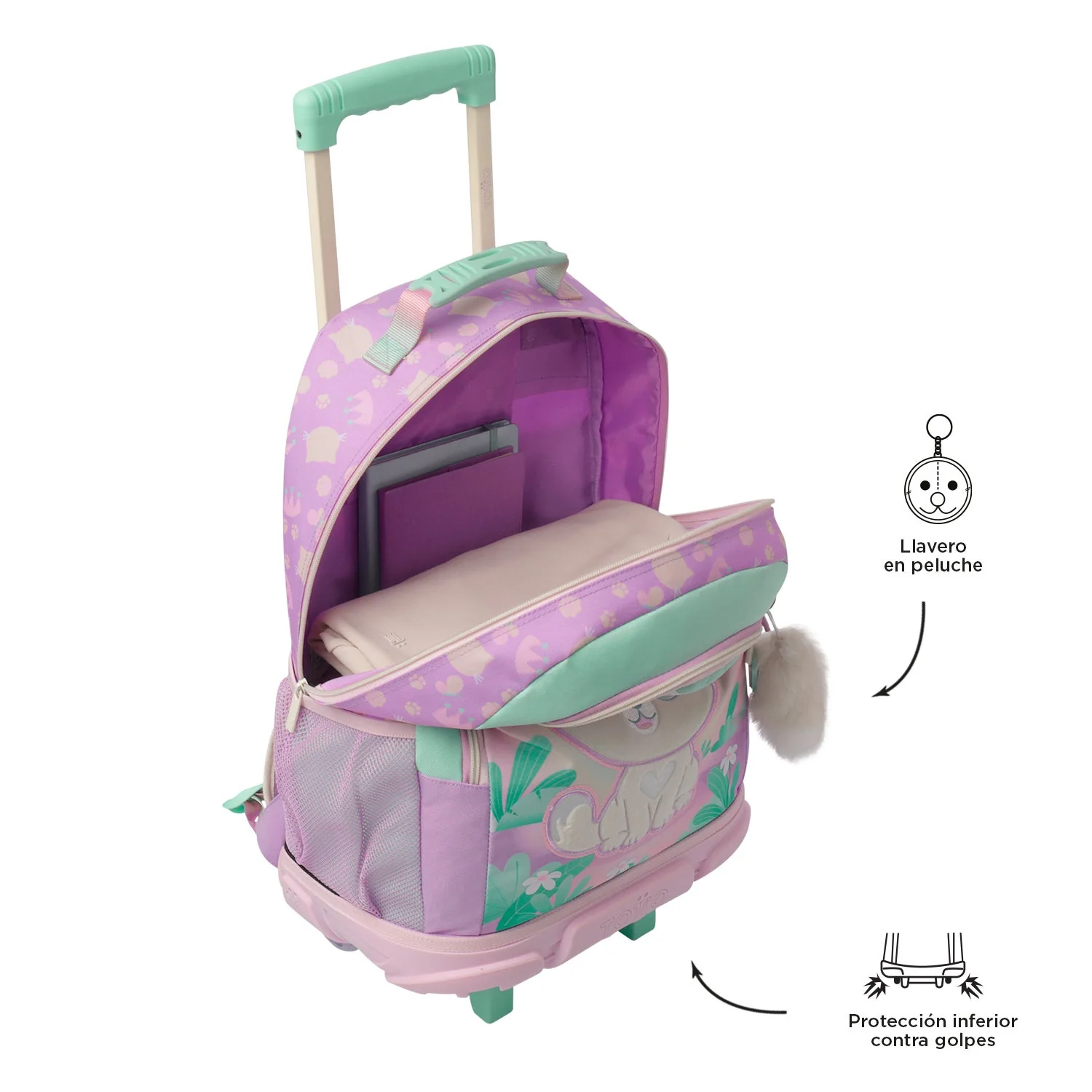 Mochila de ruedas Queen Cat - Image 9