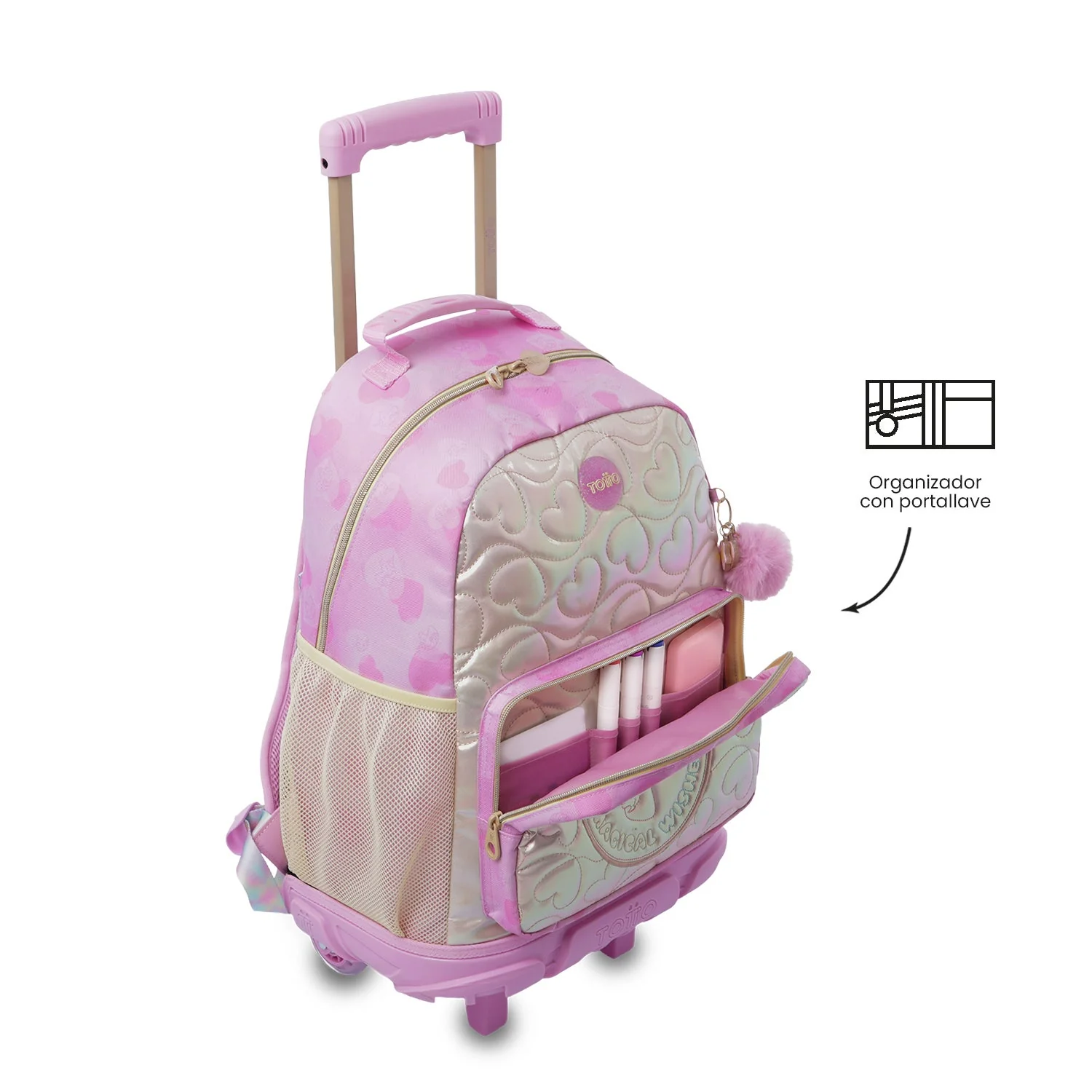 Mochila de ruedas Unicorn Kisses - Image 12