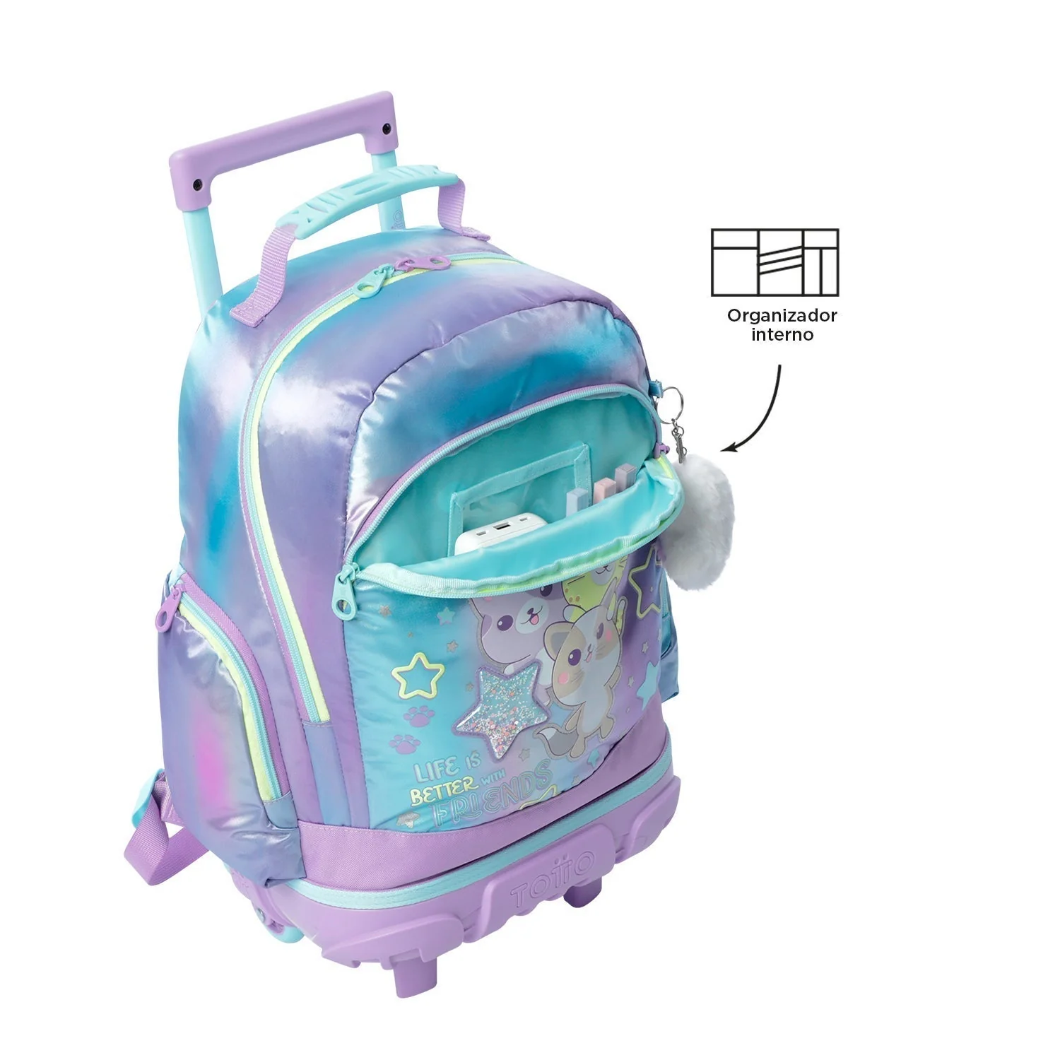 Mochila de triple rueda Friends - Image 10