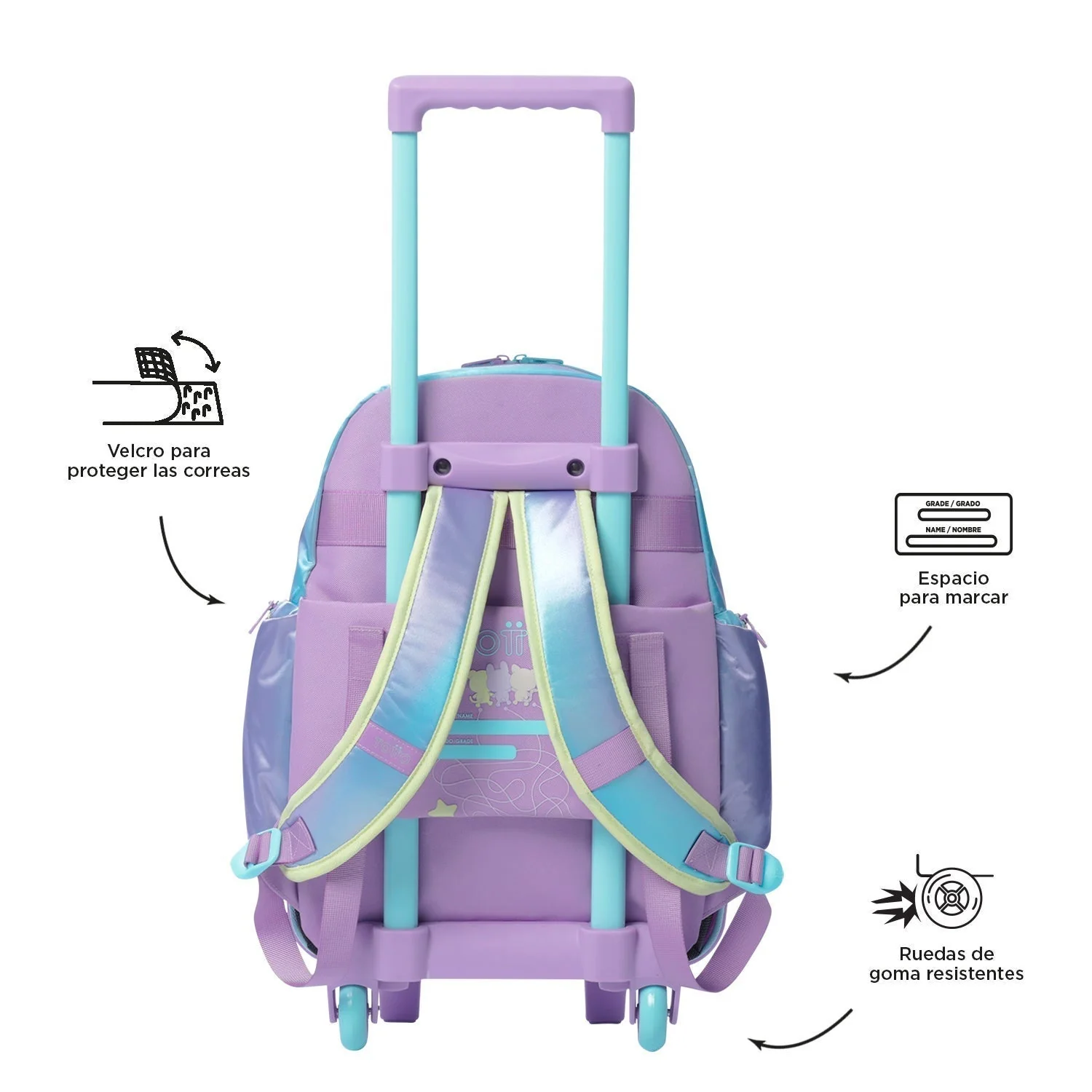 Mochila de triple rueda Friends - Image 6