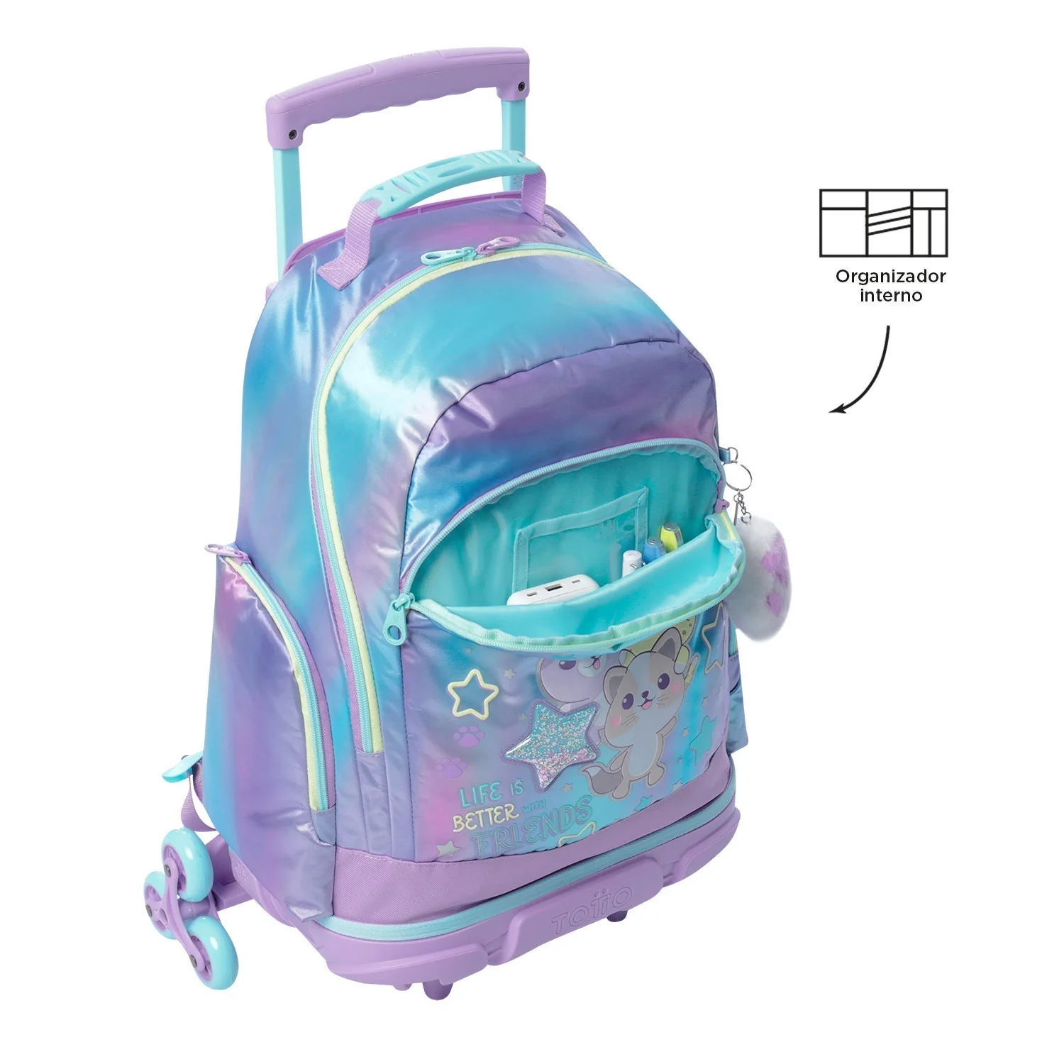 Mochila de triple rueda Friends - Image 9