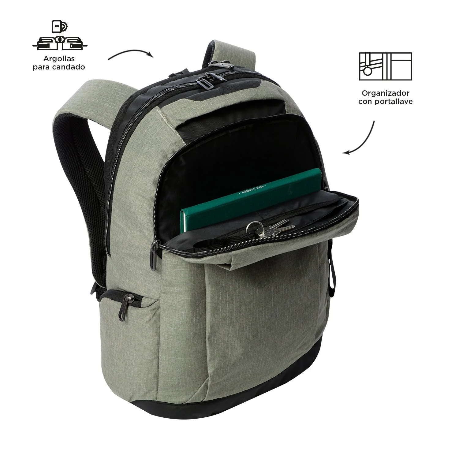 Mochila Hexa XL - Desert Taupe - Image 9