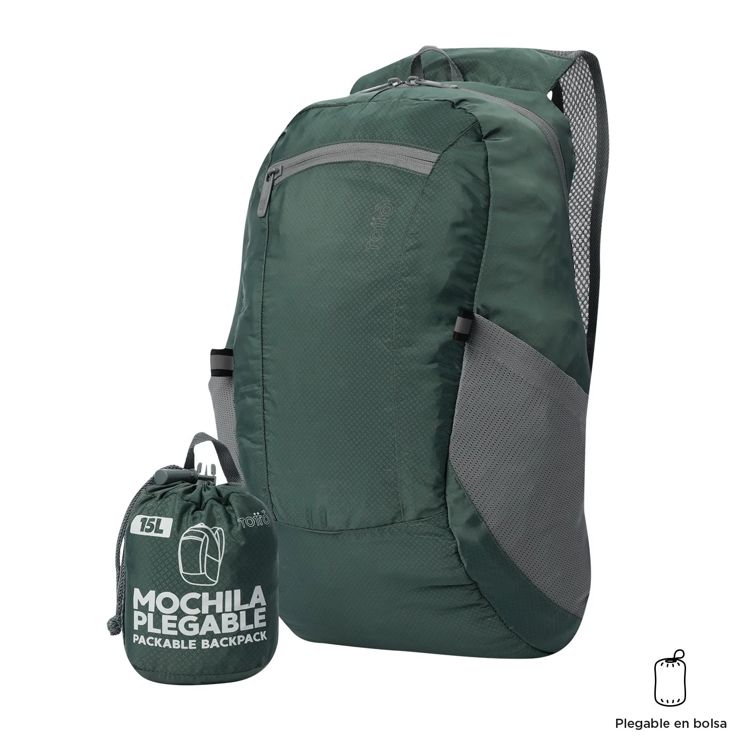 Mochila Plegable Troker 15 - Image 6