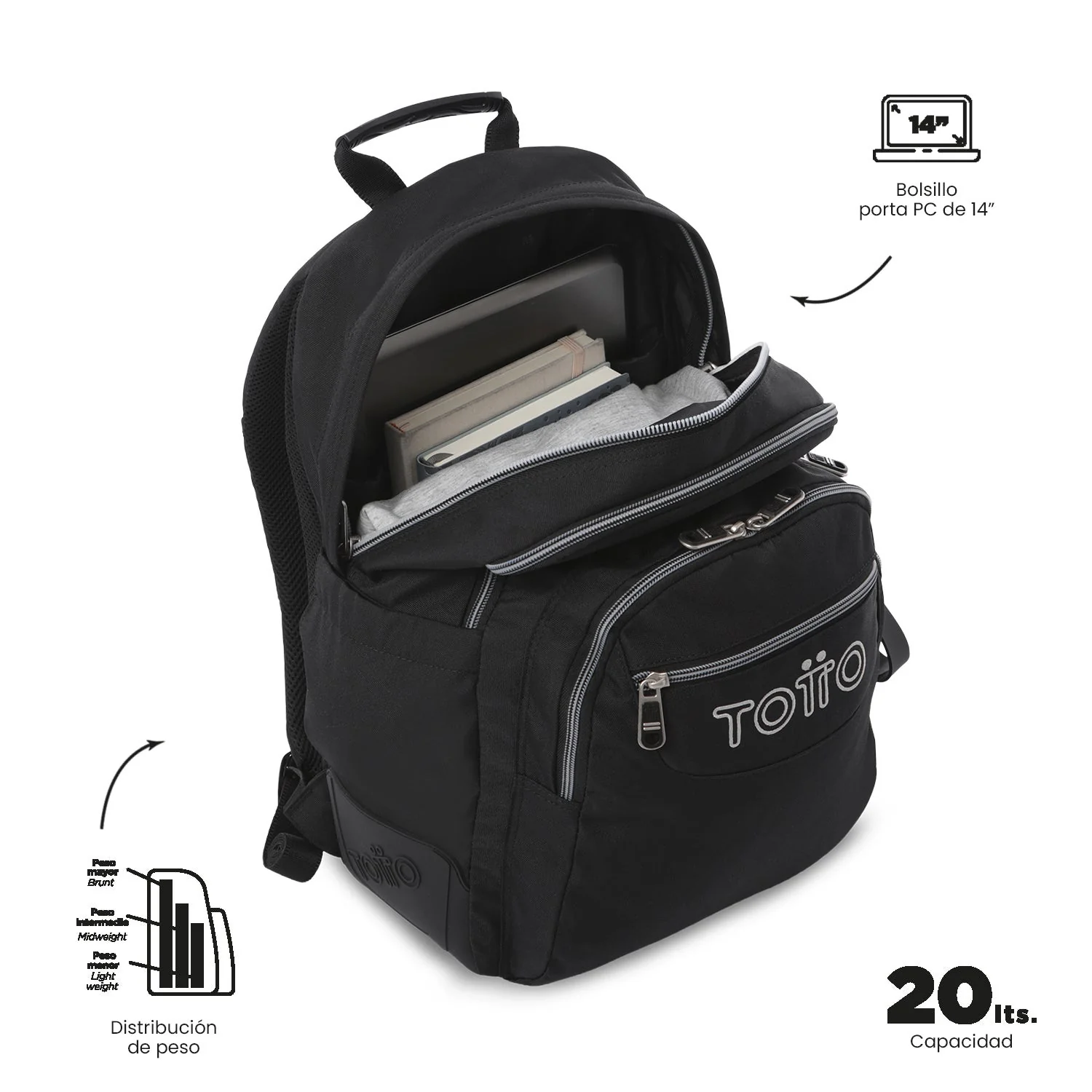 Mochila Rayol Ecole Solid - Image 5