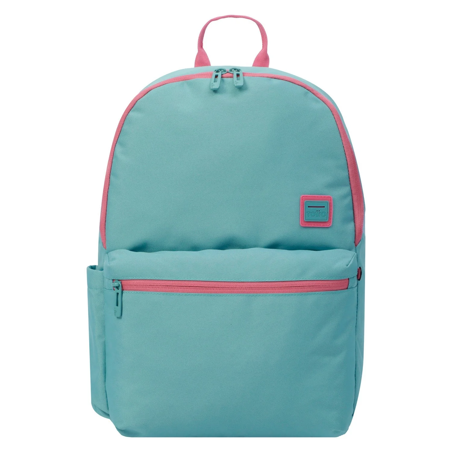 Mochila urbana color gris y rosa - Image 4