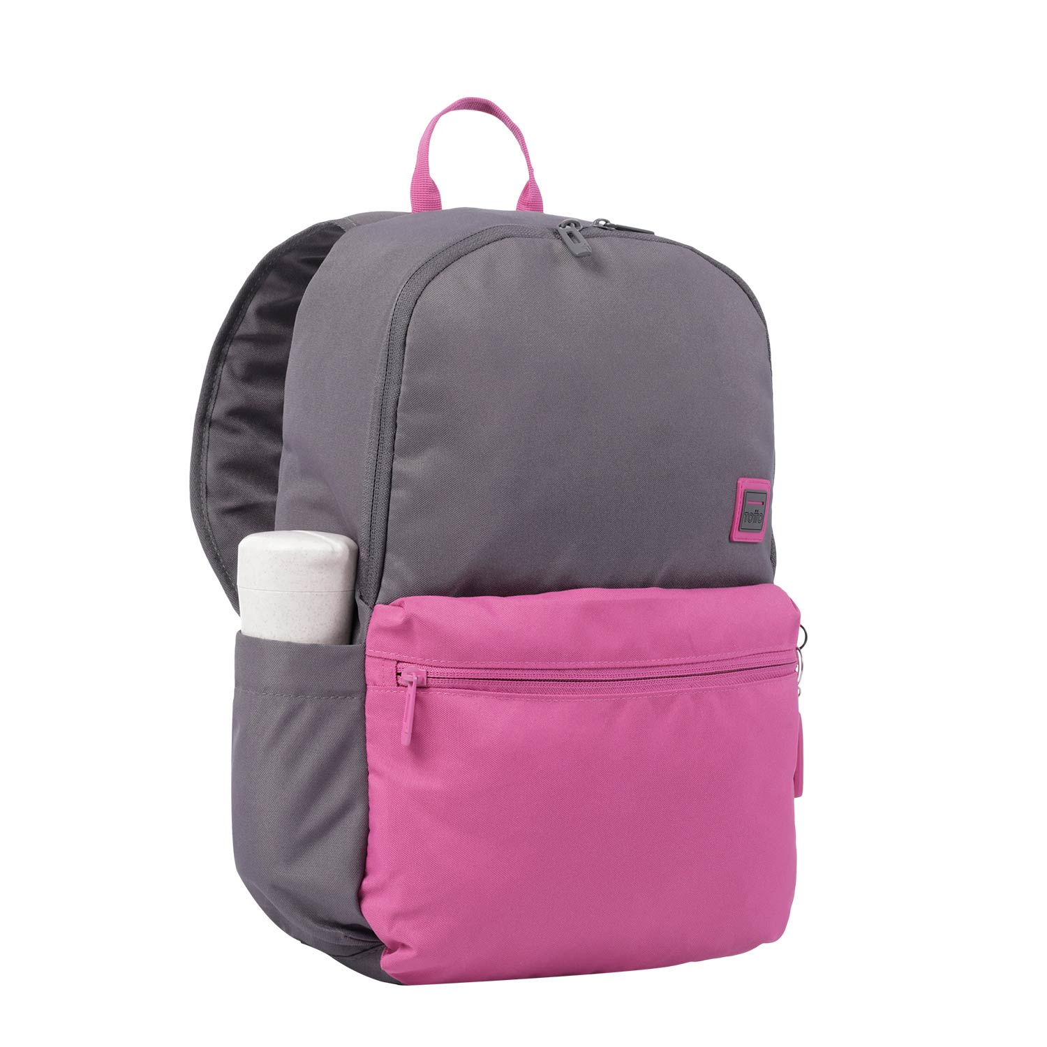 Mochila urbana color gris y rosa - Image 44