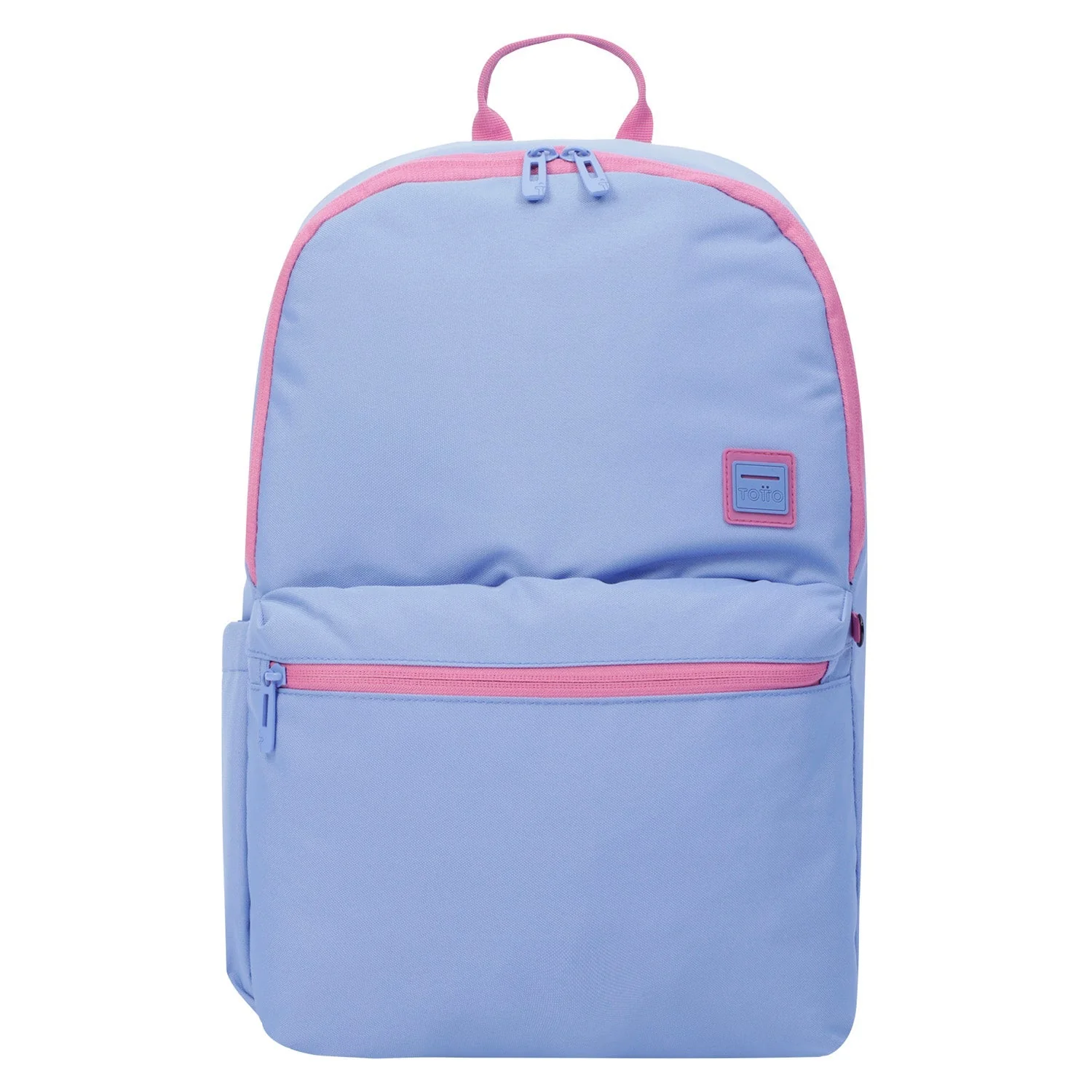 Mochila urbana color gris y rosa - Image 7