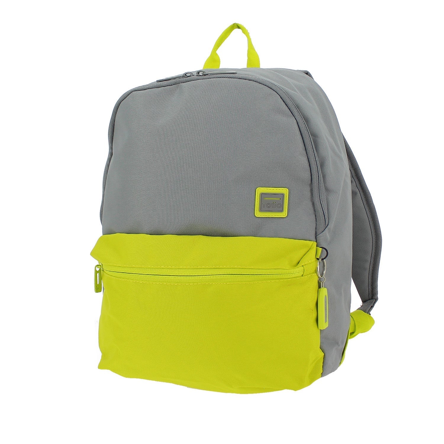 Mochila urbana color gris y rosa - Image 9