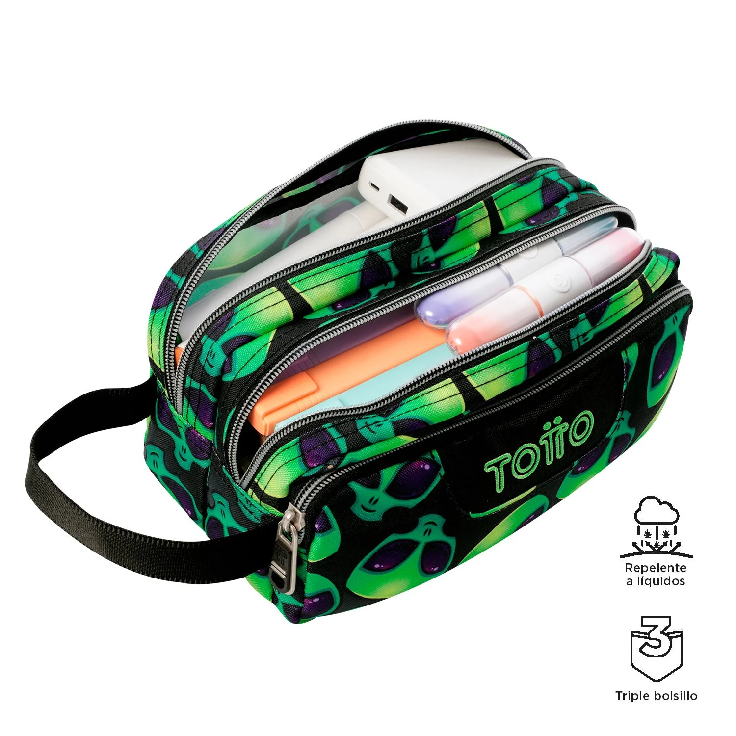Pack escolar Ali - Mochila + Estuche 3 compartimentos - Image 9
