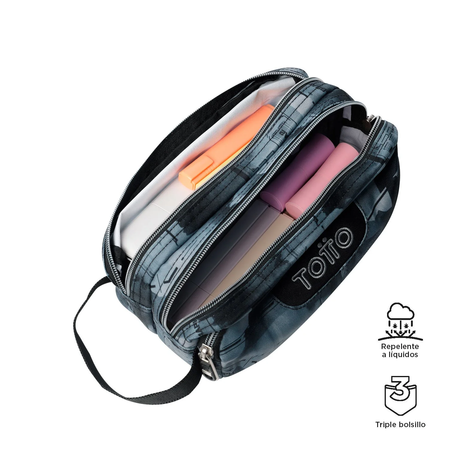 Pack escolar Digital Hill - Mochila + Estuche 3 compartimentos - Image 9