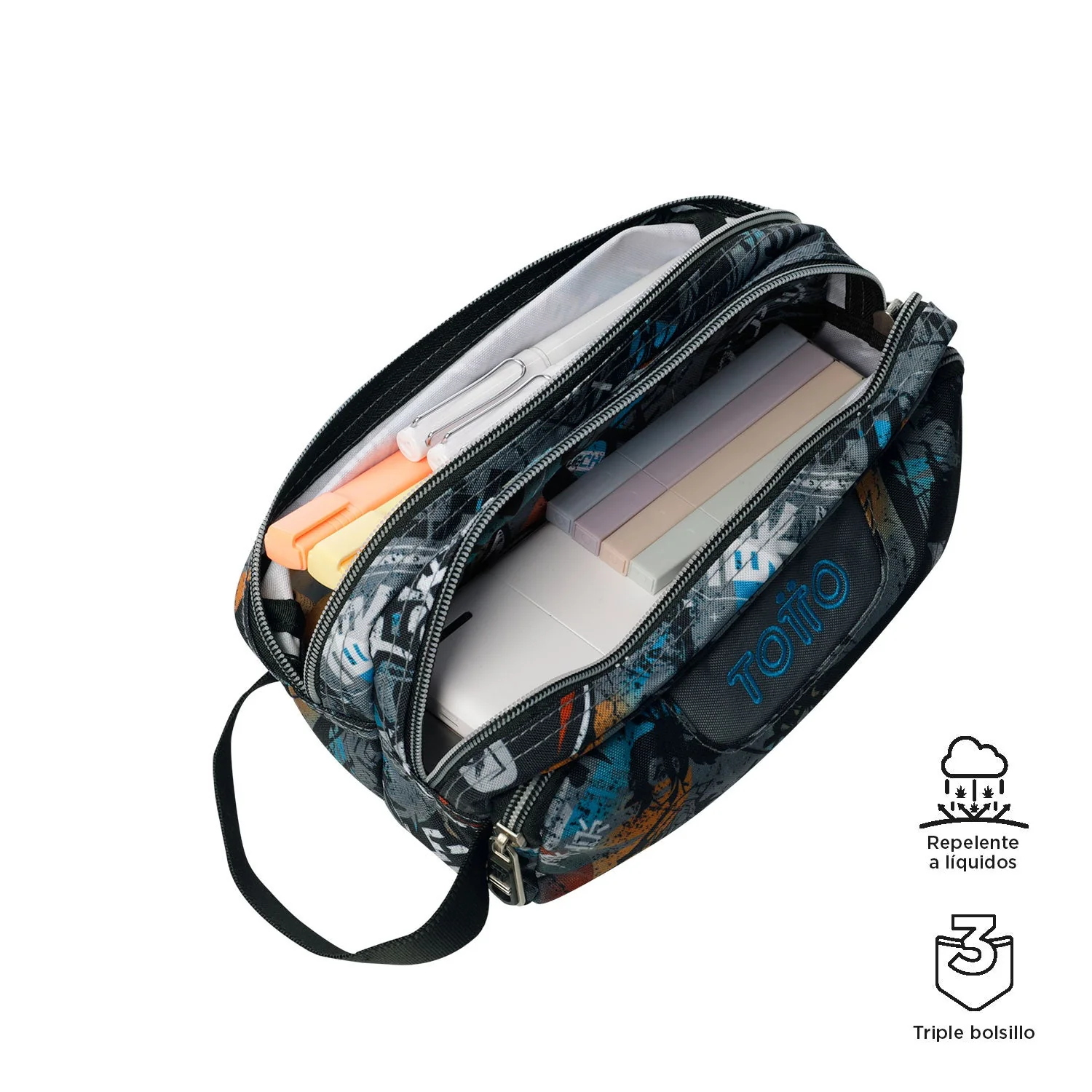Pack escolar Okubo - Mochila + Estuche 3 compartimentos - Image 9