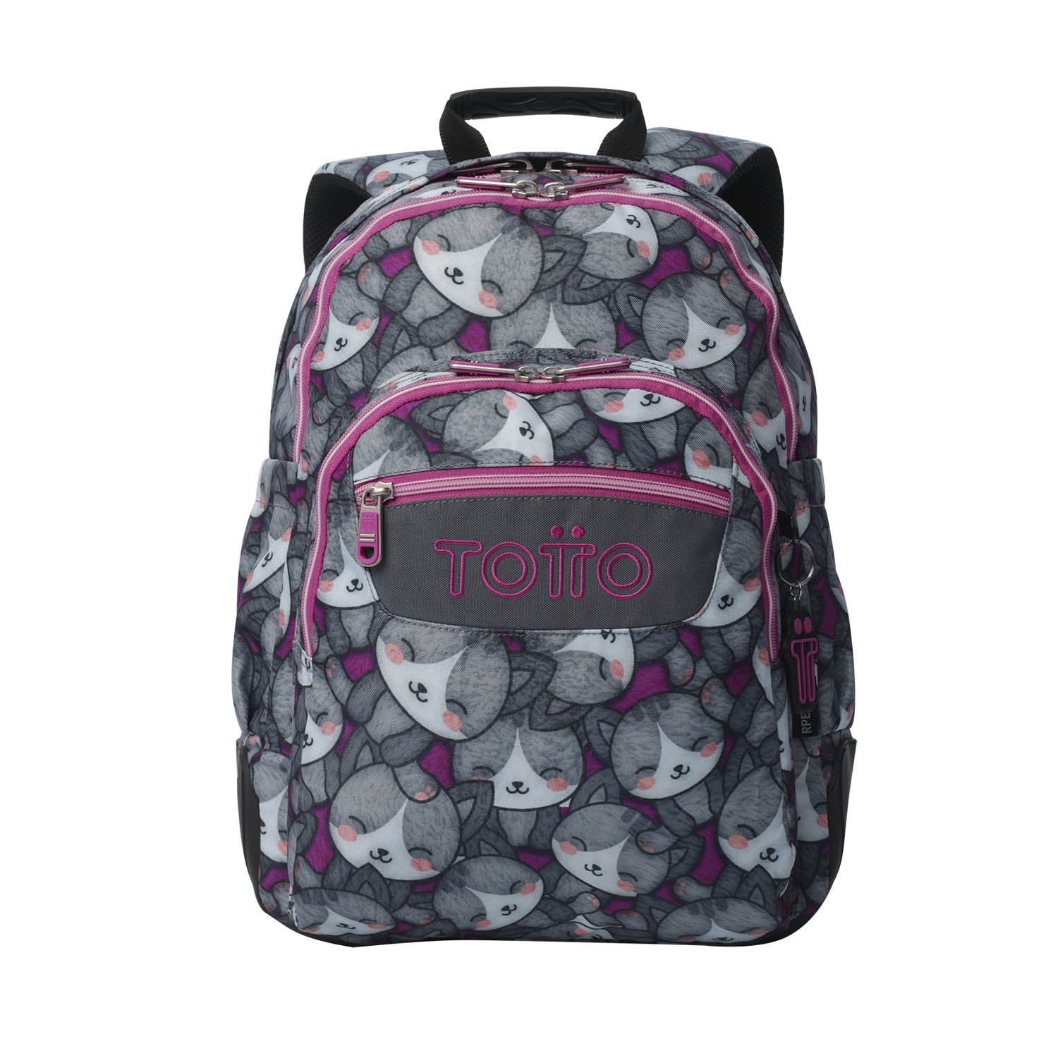 Pack escolar Kitten Rose - Mochila + Estuche 3 compartimentos - Image 2