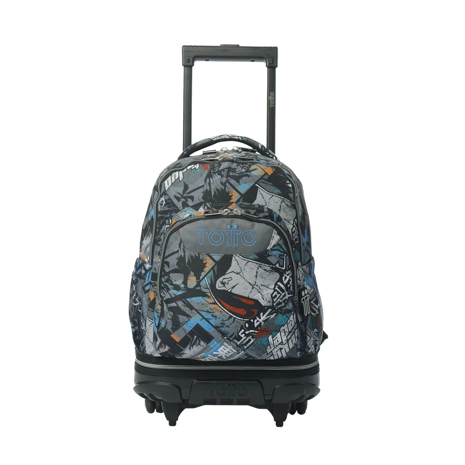 Pack escolar Okubo - Mochila con ruedas desmontable + Estuche 3 compartimentos - Image 2