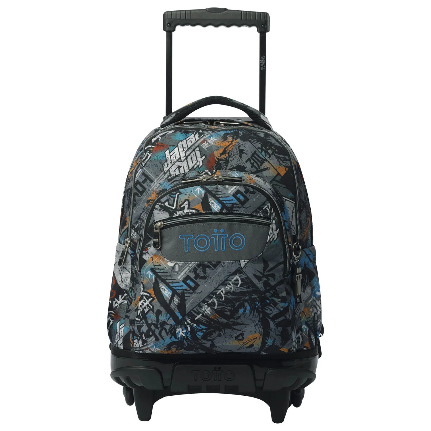 Pack escolar Okubo - Mochila con ruedas + Estuche 3 compartimentos - Image 2