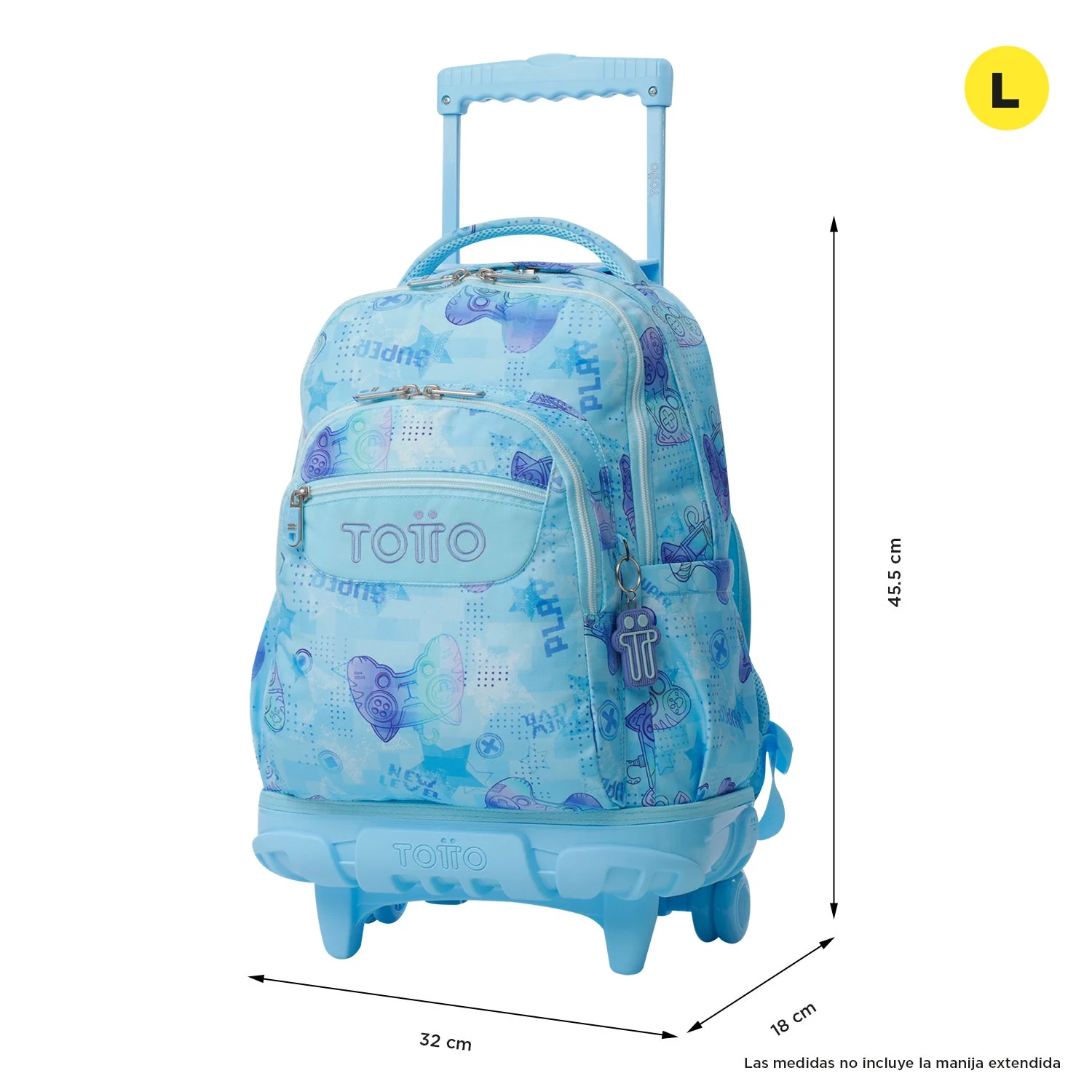 Pack escolar Polar - Mochila con ruedas + Estuche 3 compartimentos - Image 5