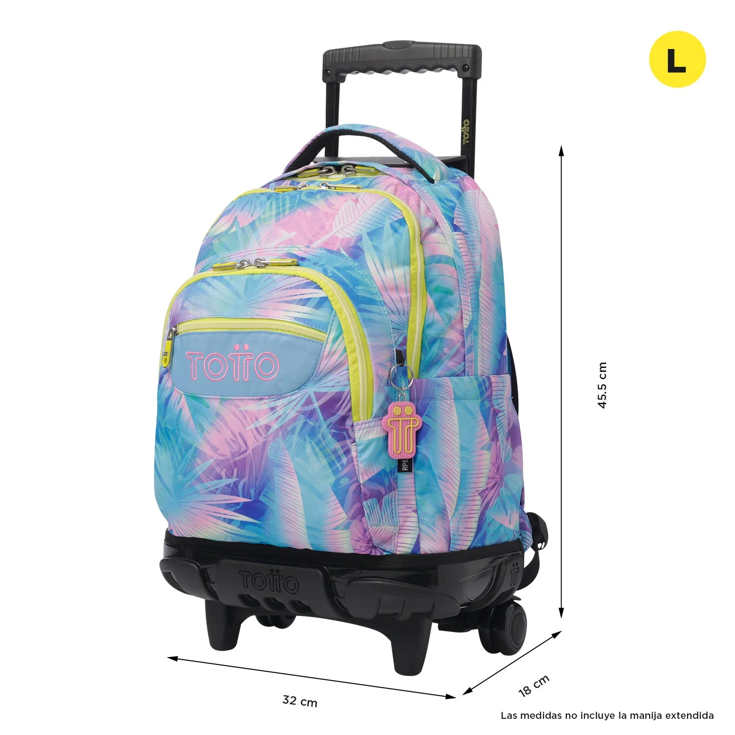 Pack escolar Prisma - Mochila con ruedas + Estuche 3 compartimentos - Image 4