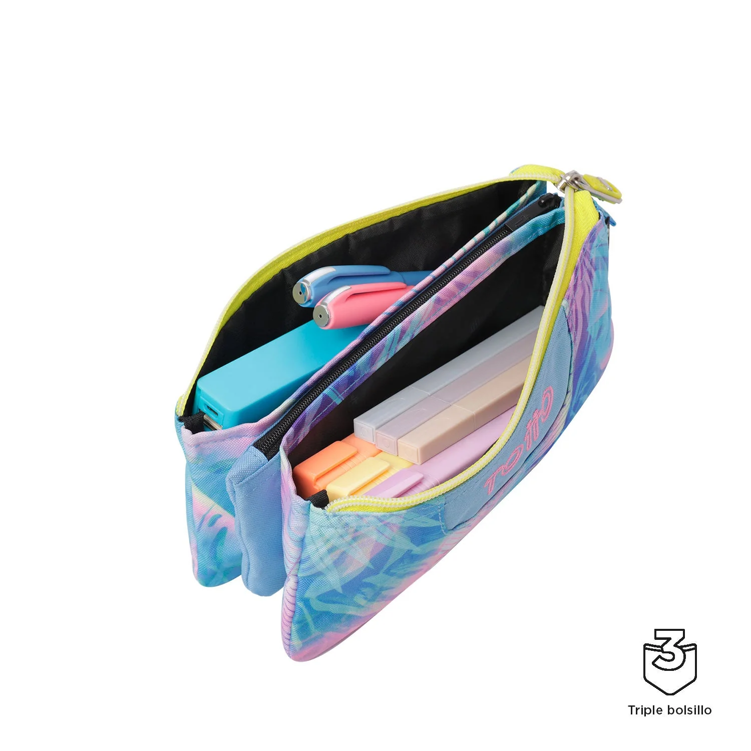 Pack escolar Prisma - Mochila + Estuche 3 compartimentos - Image 9