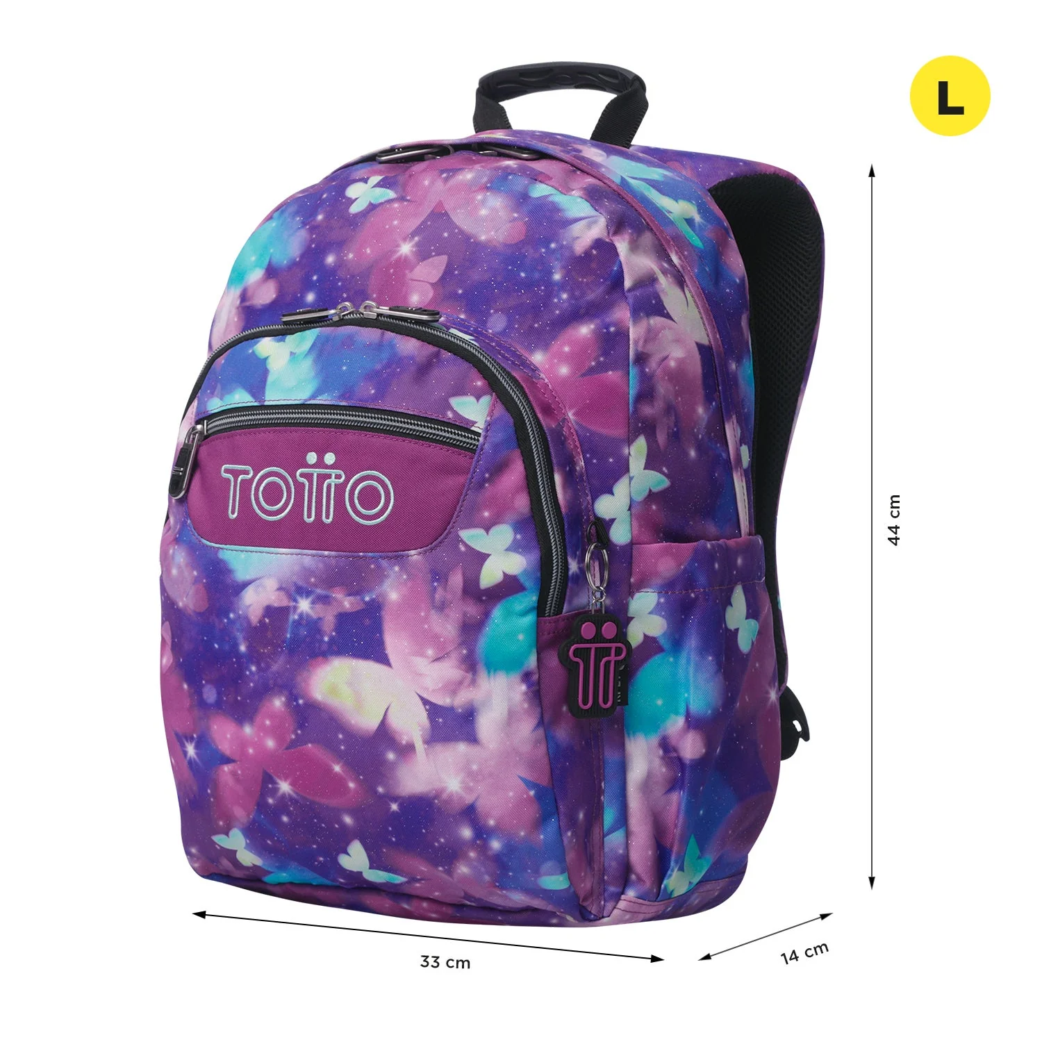 Pack escolar Star Butterfly - Mochila adaptable a carro + Estuche 3 compartimentos - Image 3