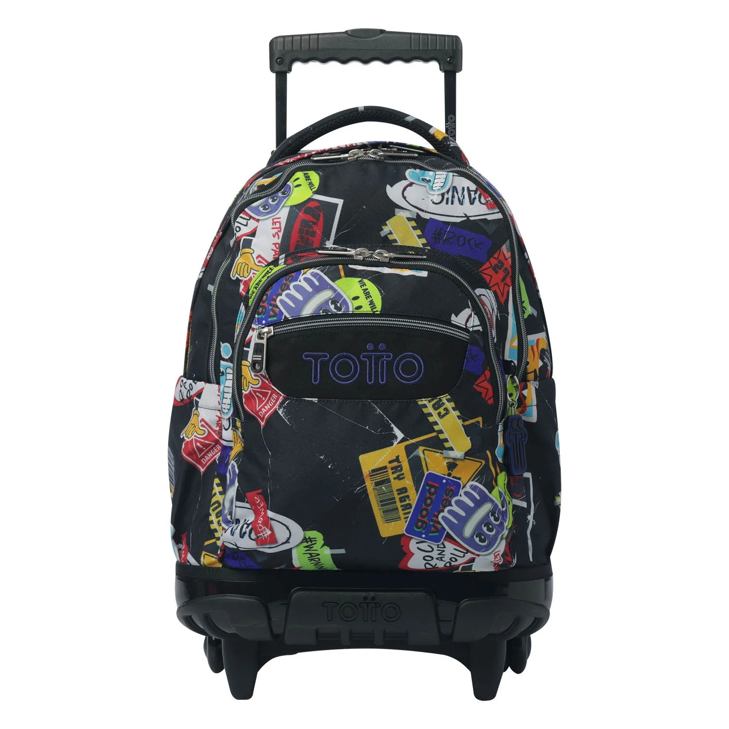 Pack escolar Sticky - Mochila con ruedas + Estuche 3 compartimentos - Image 2