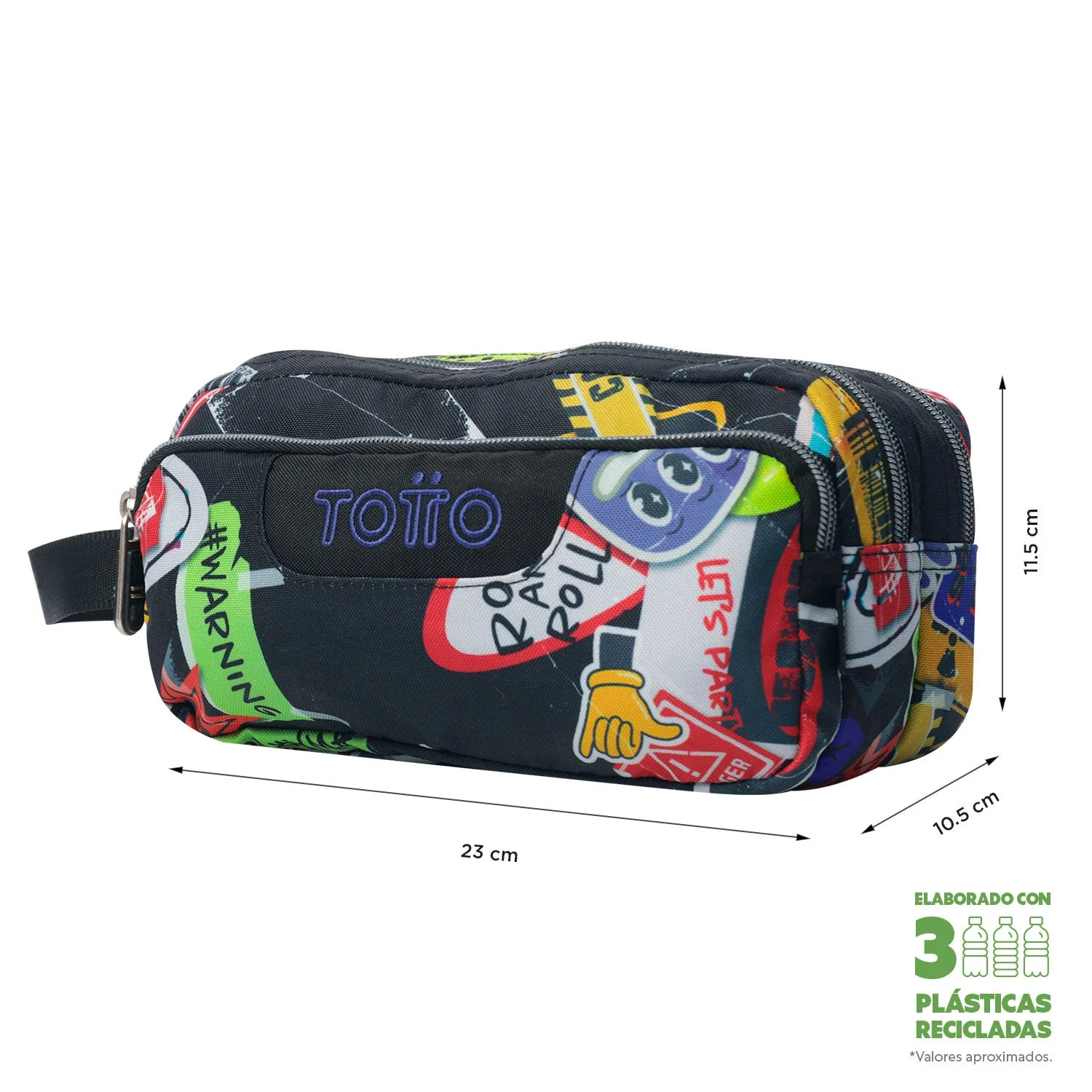 Pack escolar Sticky - Mochila + Estuche 3 compartimentos - Image 8