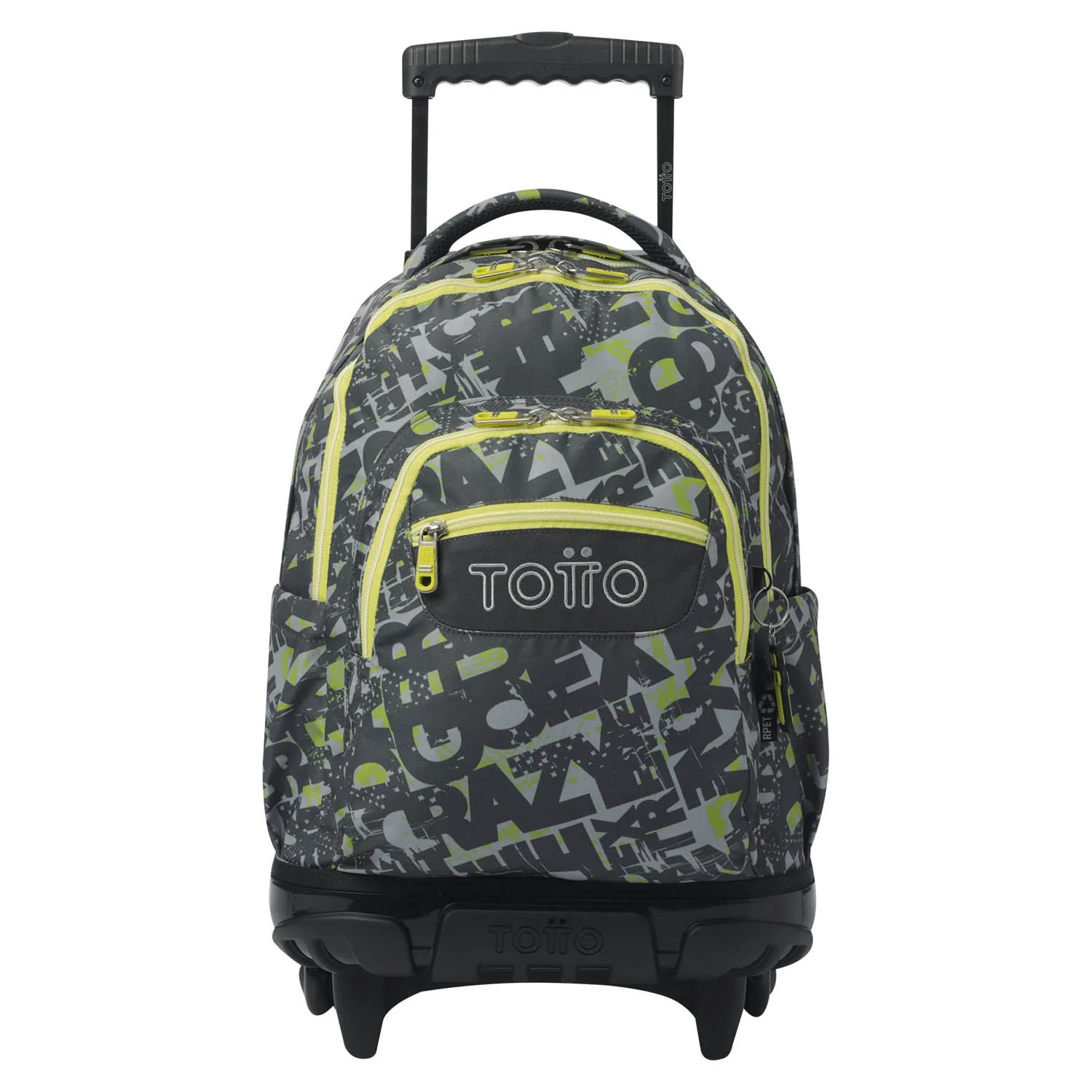 Pack escolar Texgrunge - Mochila con ruedas + Estuche 3 compartimentos - Image 2