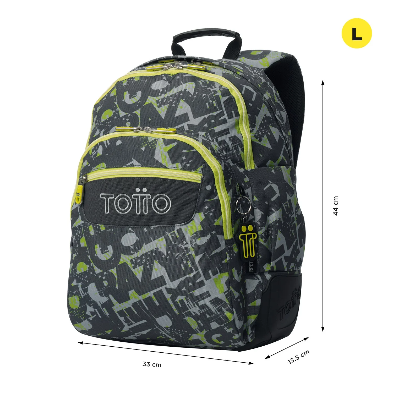 Pack escolar Texgrunge - Mochila + Estuche 3 compartimentos - Image 3