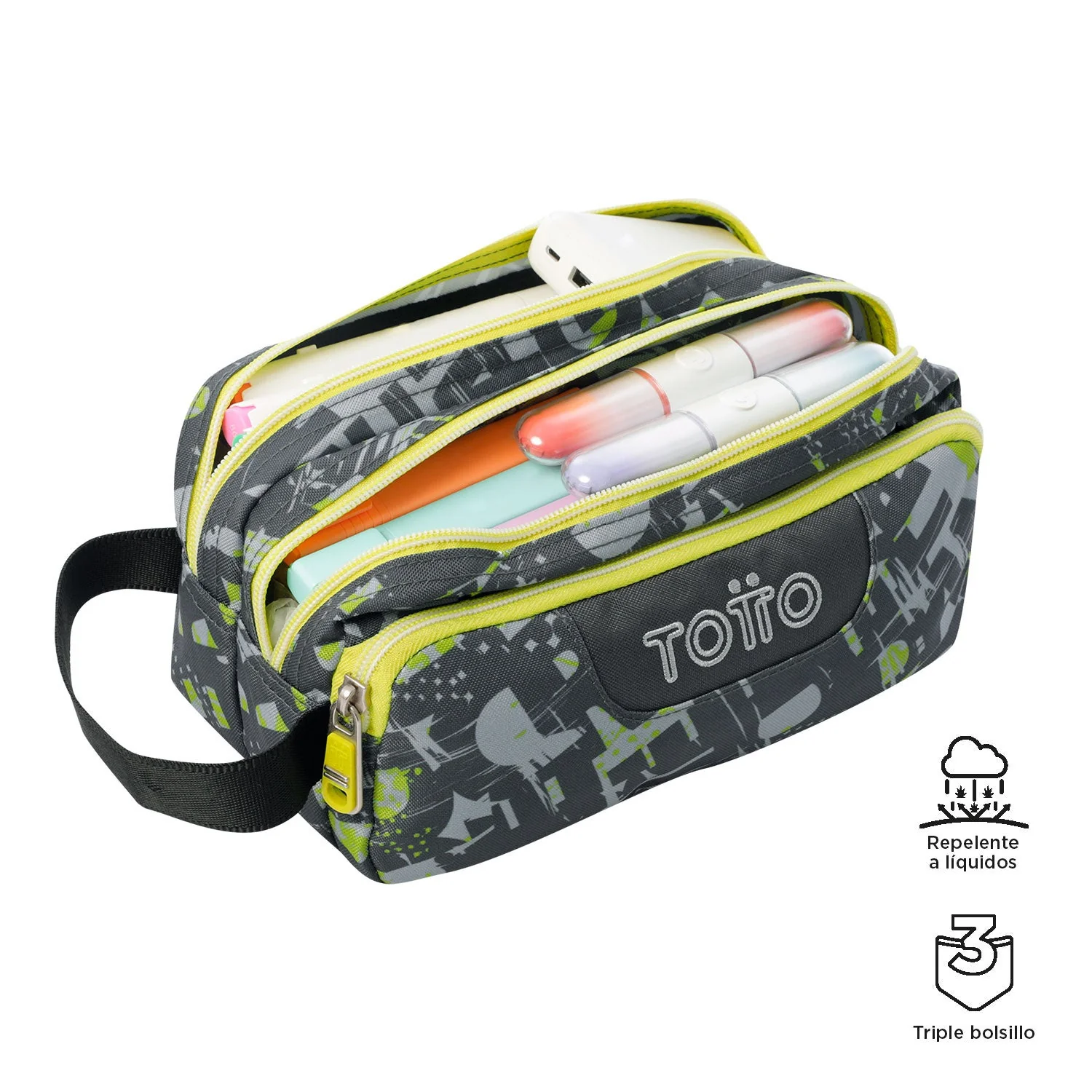 Pack escolar Texgrunge - Mochila + Estuche 3 compartimentos - Image 9