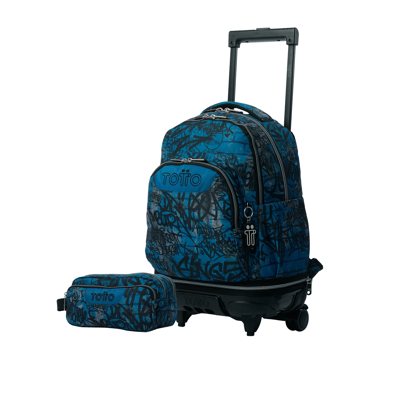Pack escolar Urban Graph - Mochila con ruedas desmontable + Estuche 3 compartimentos