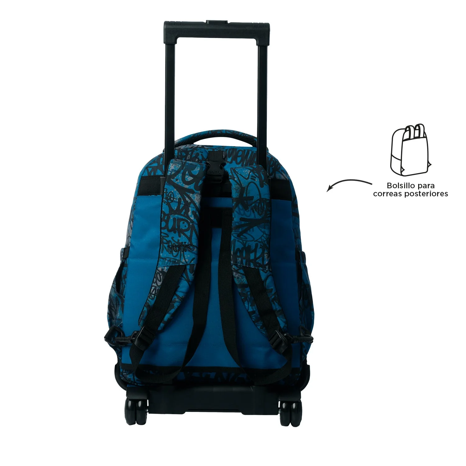 Pack escolar Urban Graph - Mochila con ruedas desmontable + Estuche 3 compartimentos - Image 8
