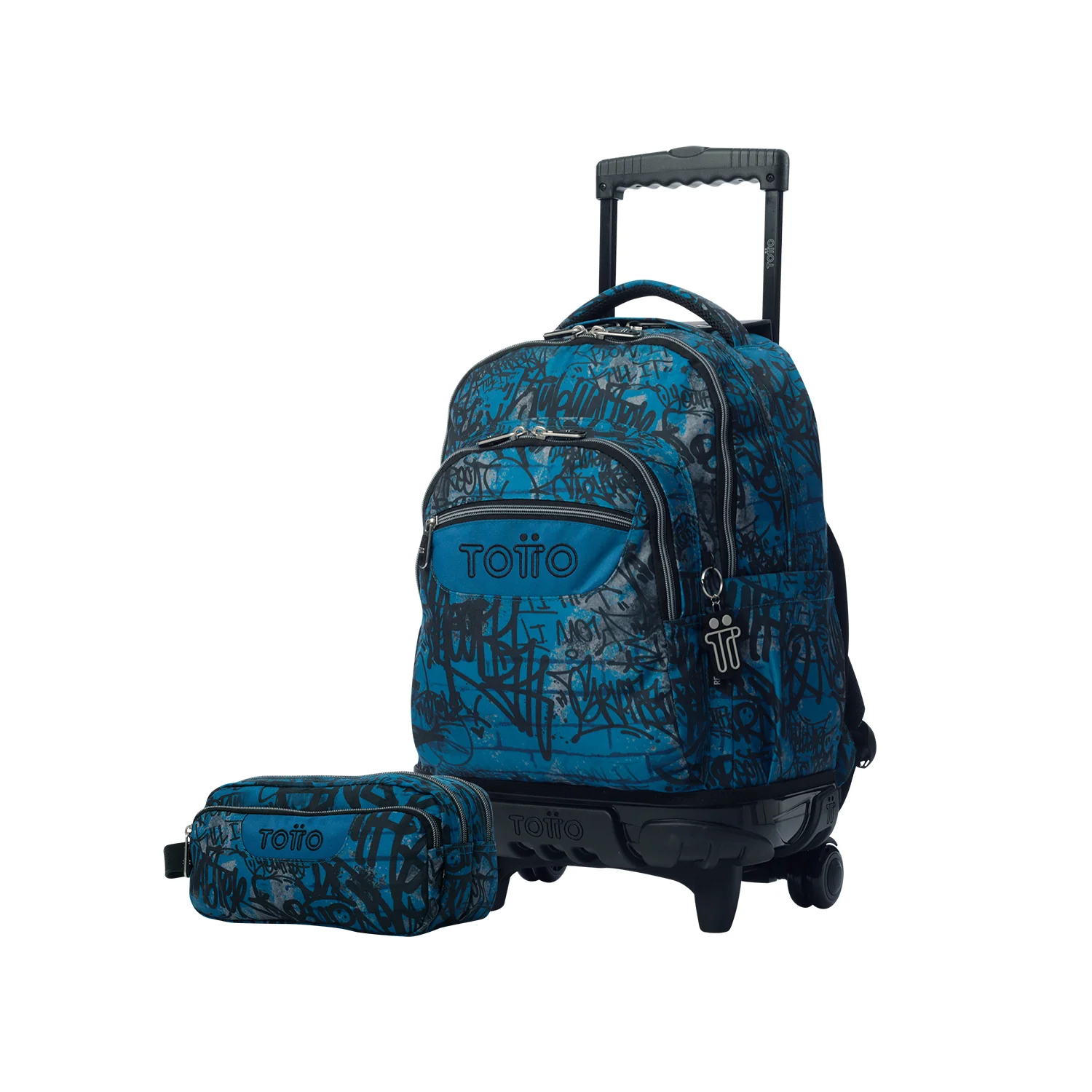 Pack escolar Urban Graph - Mochila con ruedas + Estuche 3 compartimentos