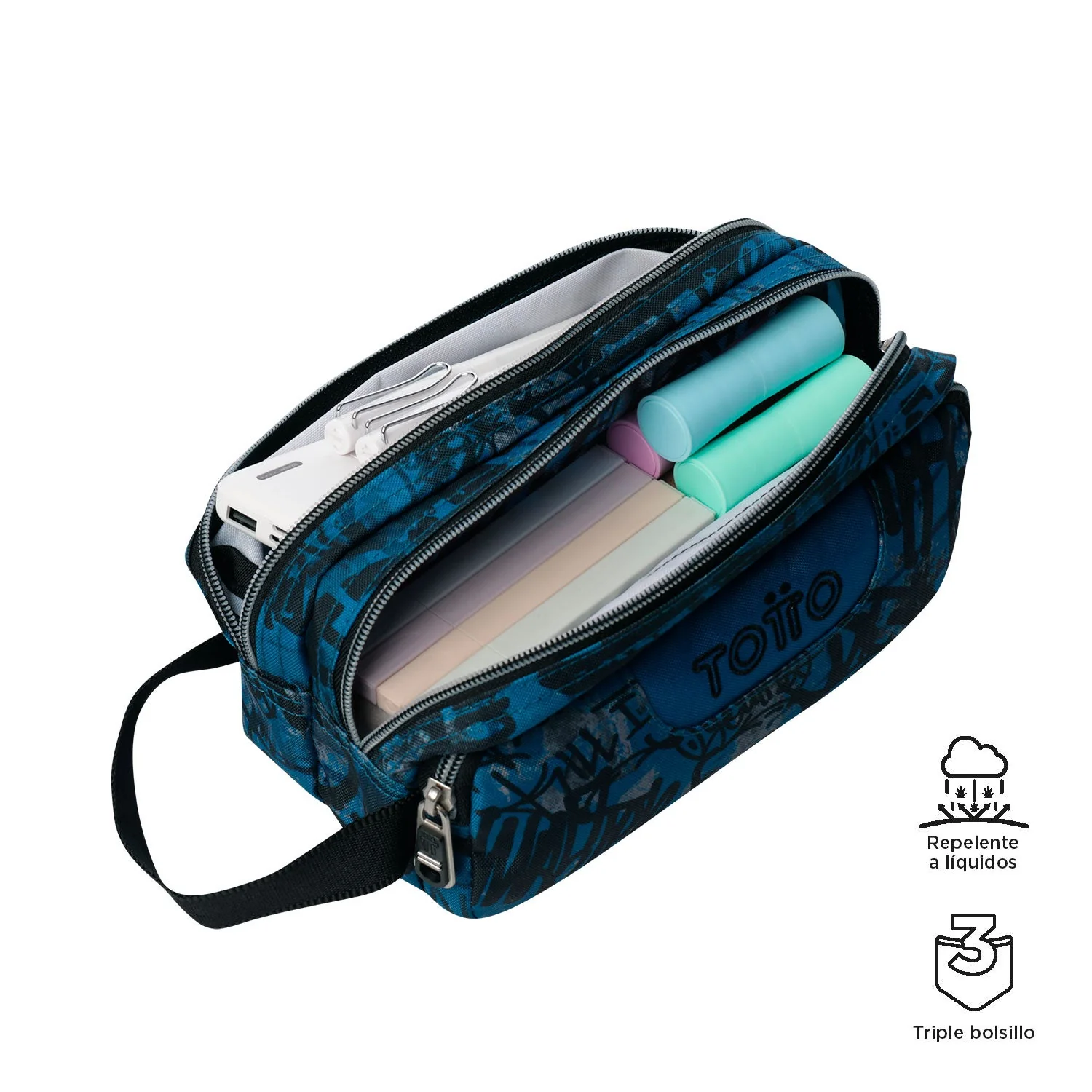 Pack escolar Urban Graph - Mochila con ruedas desmontable + Estuche 3 compartimentos - Image 13