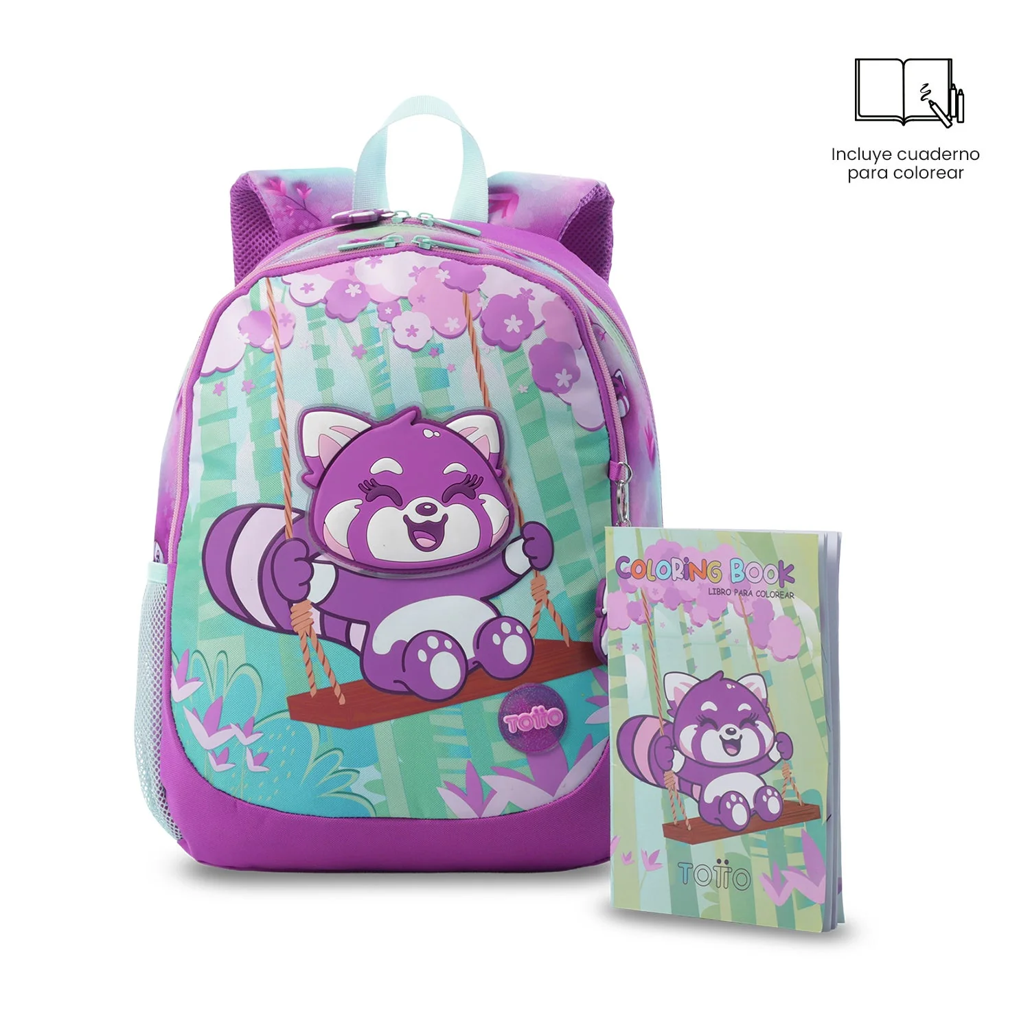 Pack X2 Mochila + Libro parar colorear Bambu - Image 5